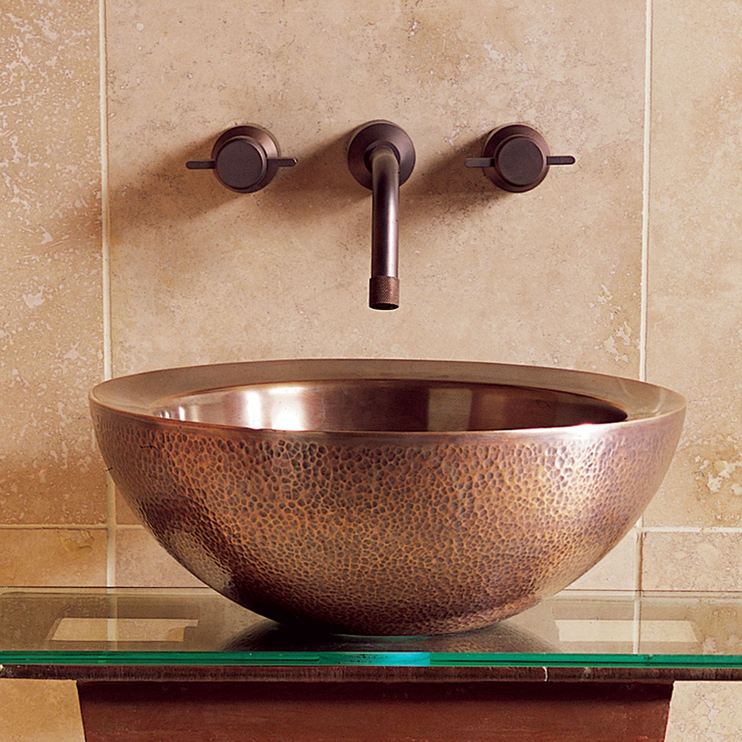 copper vessel sink