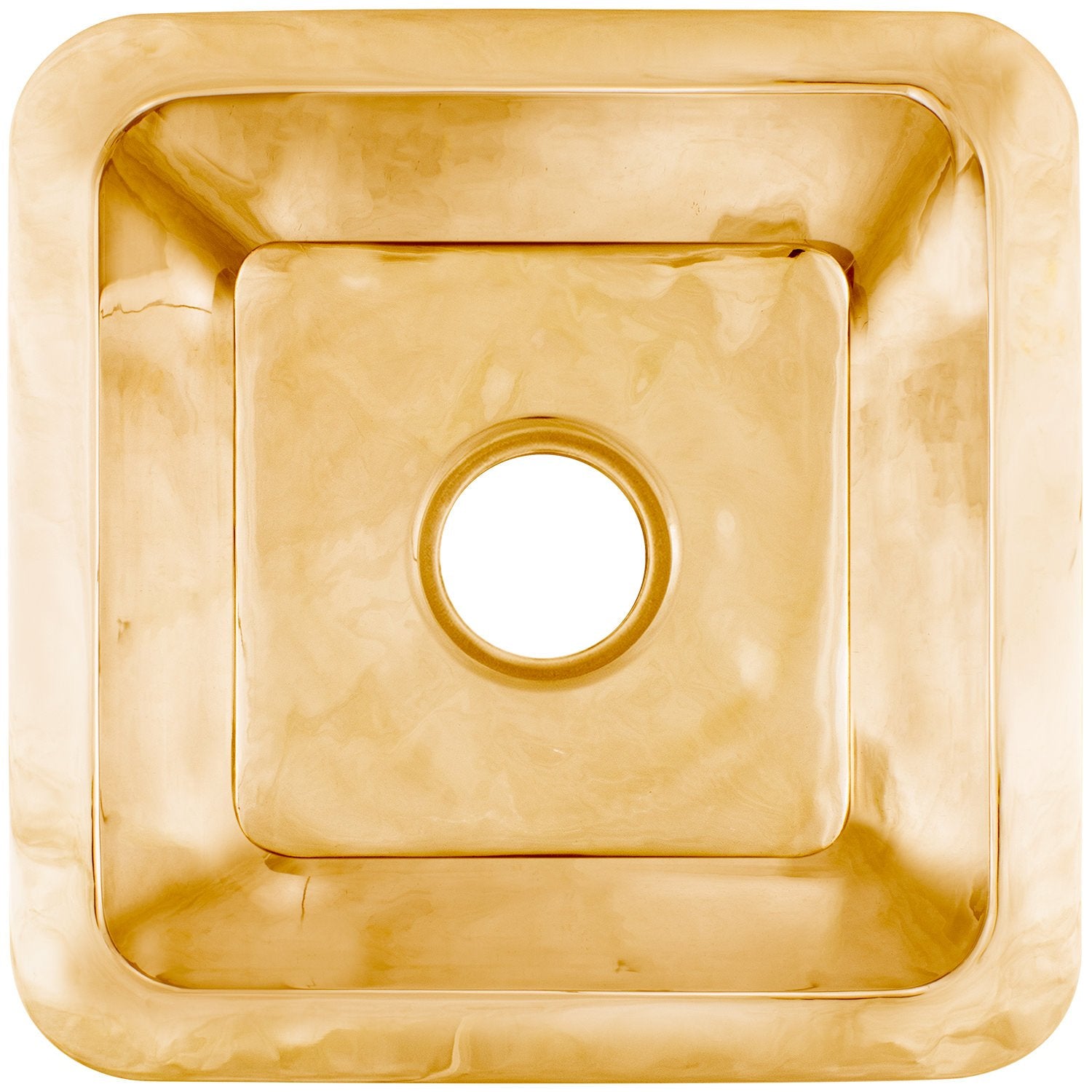 Linkasink Smooth Large Square Drop-In or Undermount Sink 20"