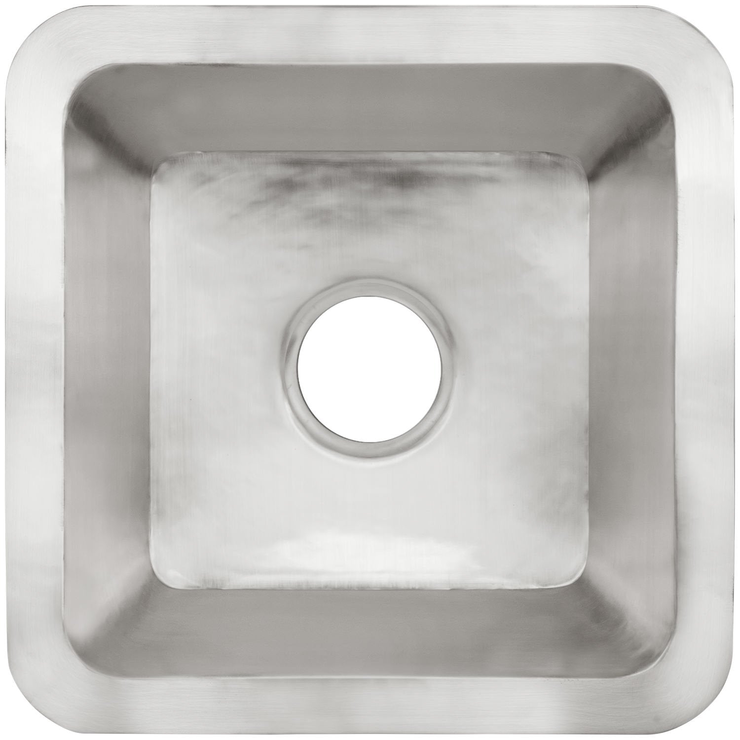 Linkasink Smooth Large Square Drop-In or Undermount Sink 20"