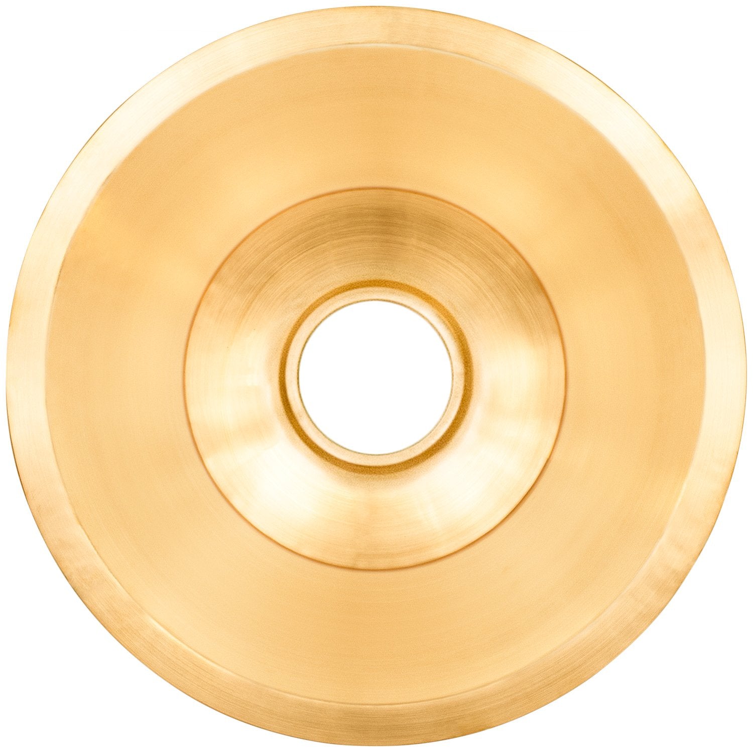 Linkasink Smooth Large Round Flat Bottom Bar/Utility Drop-In or Undermount Sink 19"