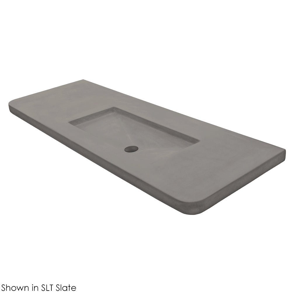 Lacava Newterra 66" Vanity Top Sink Made Of Concrete No Overflow