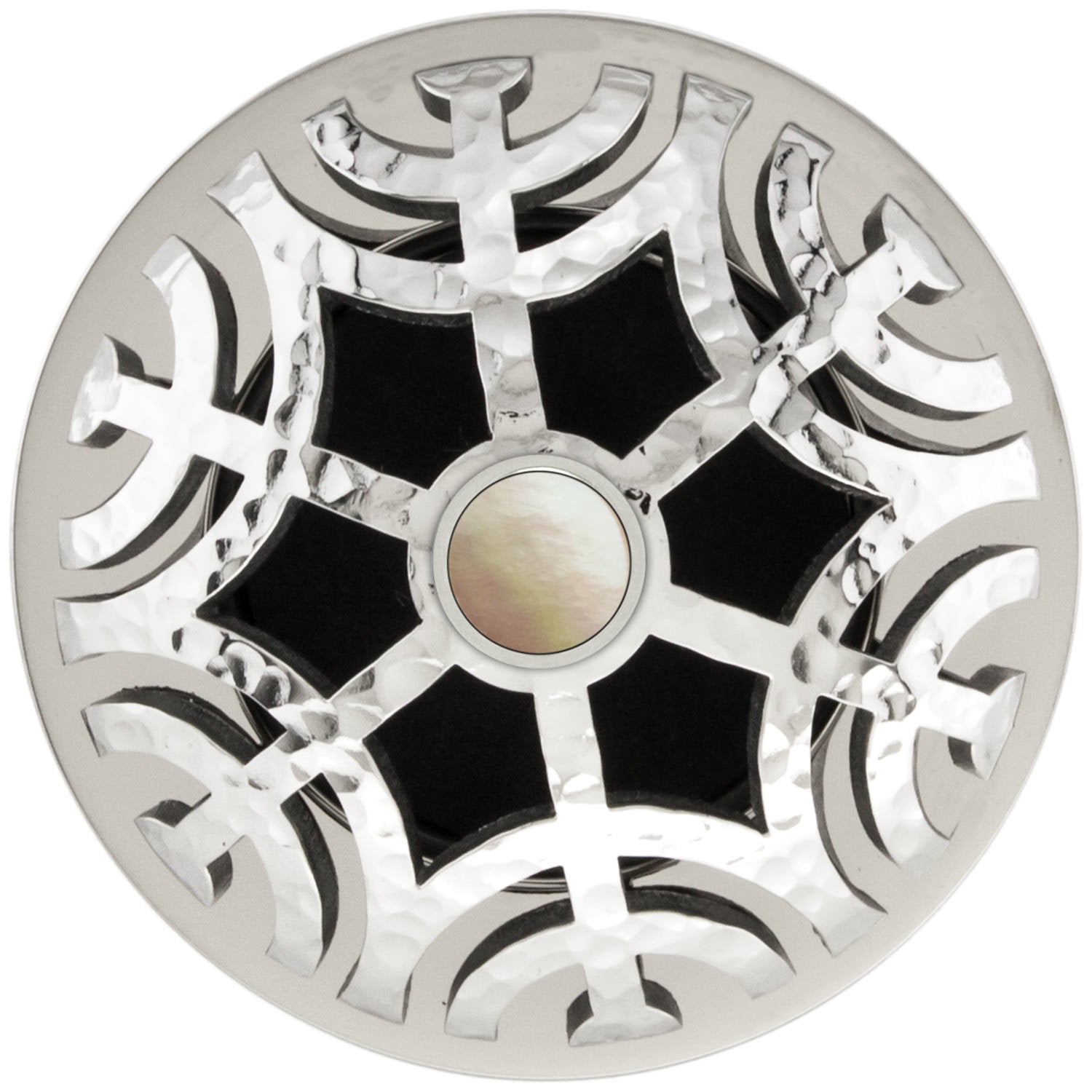 Linkasink Maze Grid Strainer 1.5" Without Overflow - Mother of Pearl