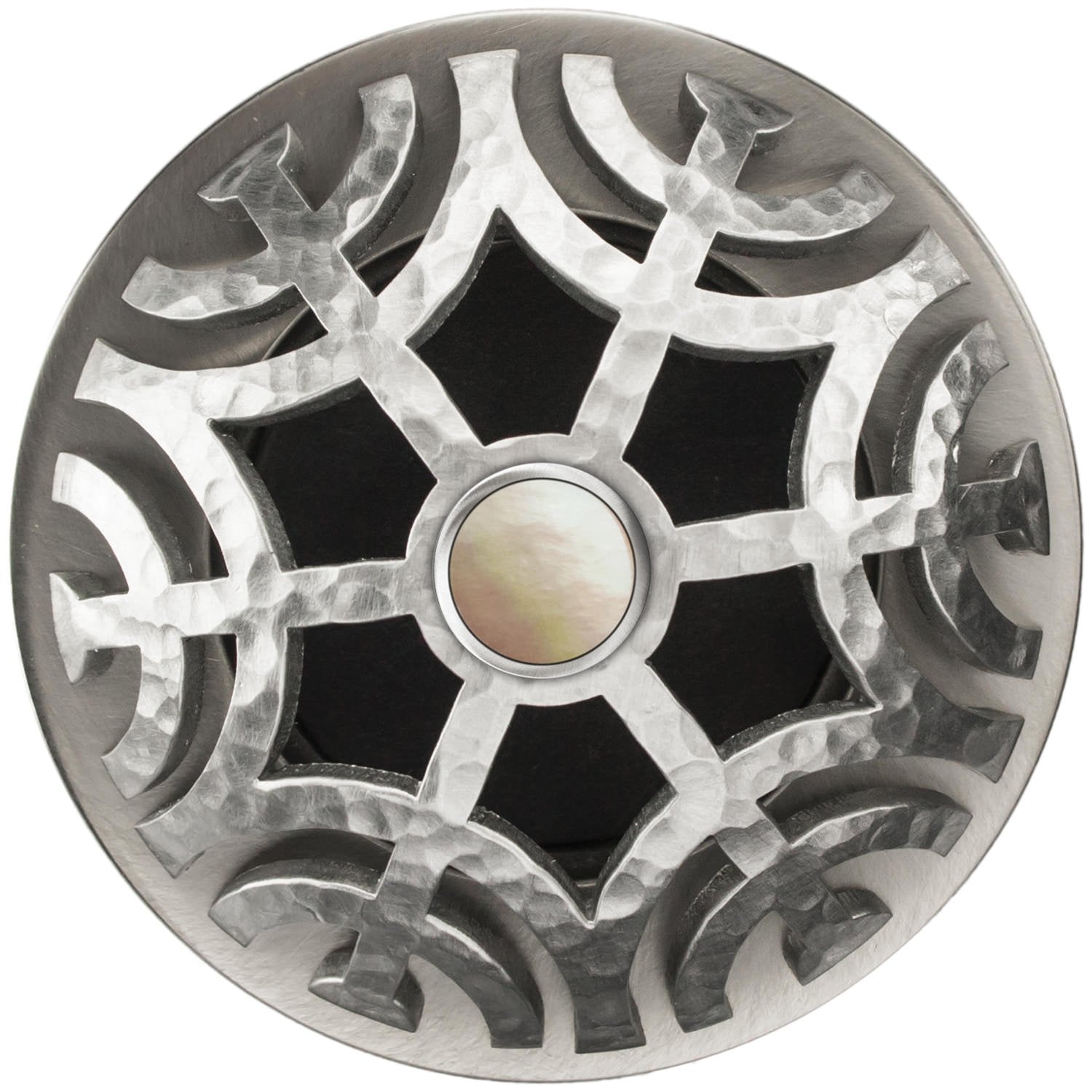 Linkasink Maze Grid Strainer 1.5" Without Overflow - Mother of Pearl