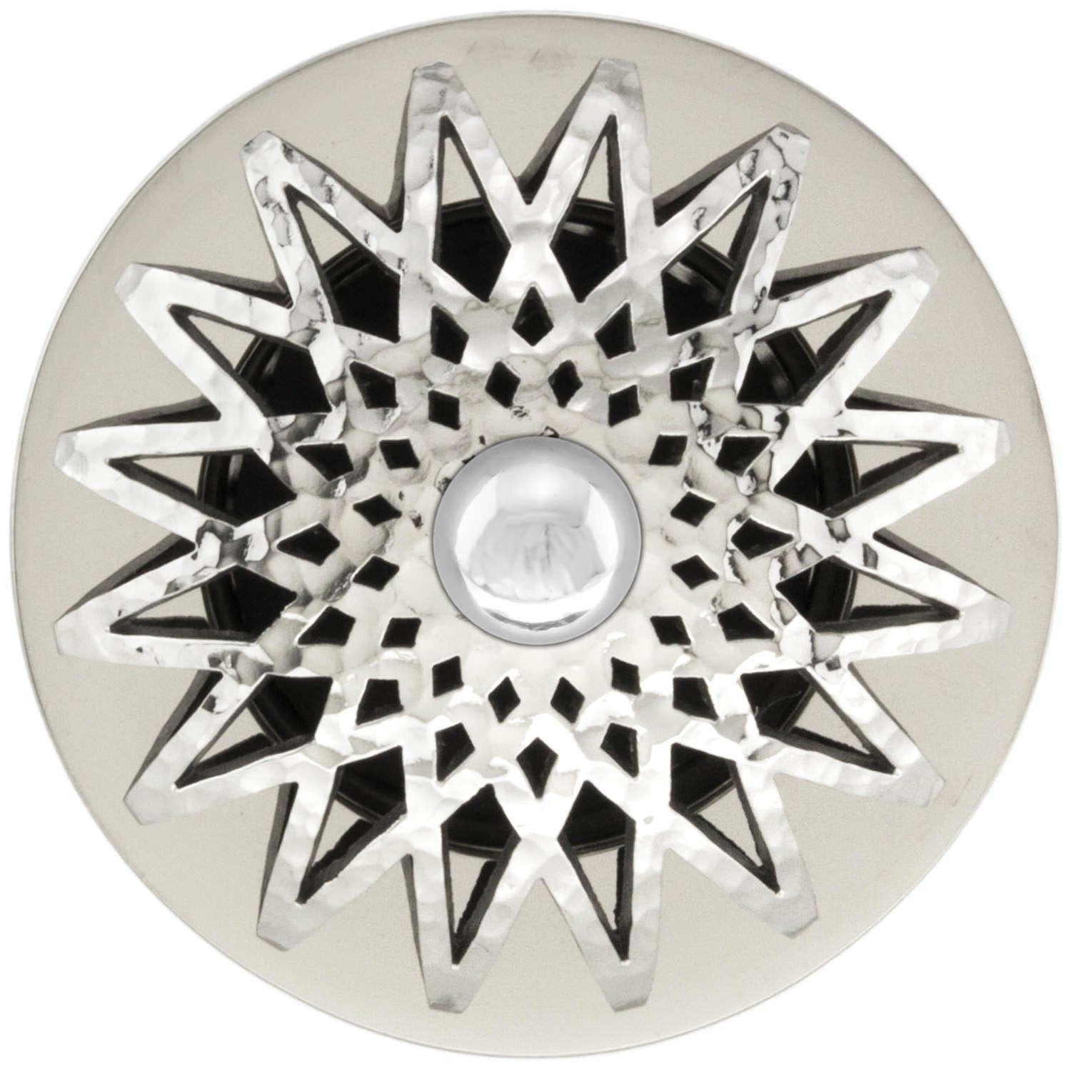 Linkasink Star Grid Strainer 1.5" With Overflow - Metal Sphere