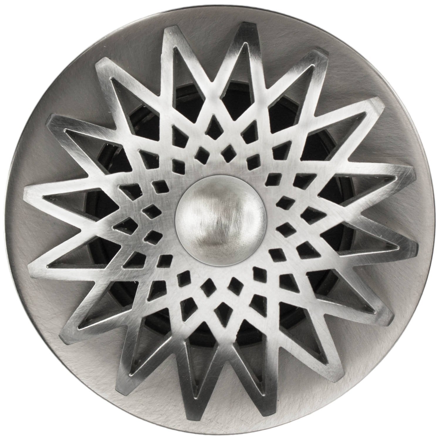 Linkasink Star Grid Strainer 1.5" With Overflow - Metal Sphere