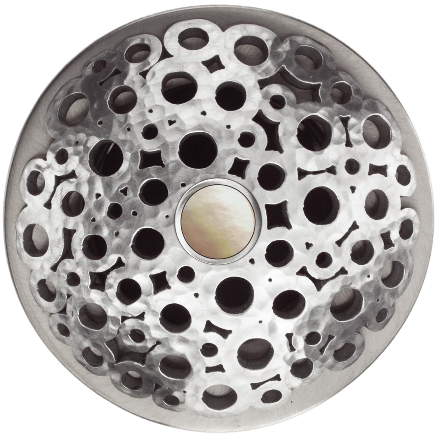 Linkasink Loop Grid Strainer 1.5" With Overflow - Mother of Pearl