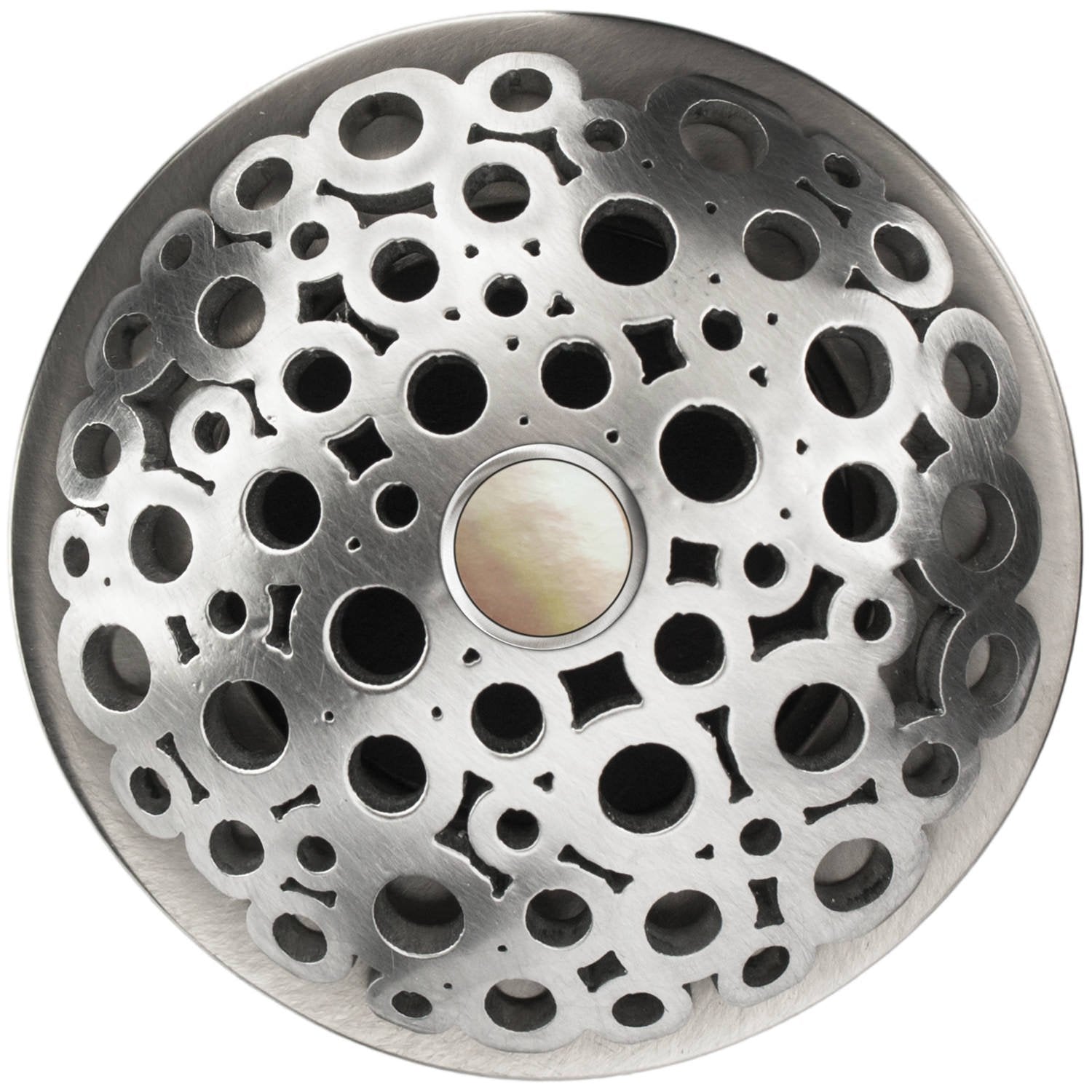 Linkasink Loop Grid Strainer 1.5" Without Overflow - Mother of Pearl
