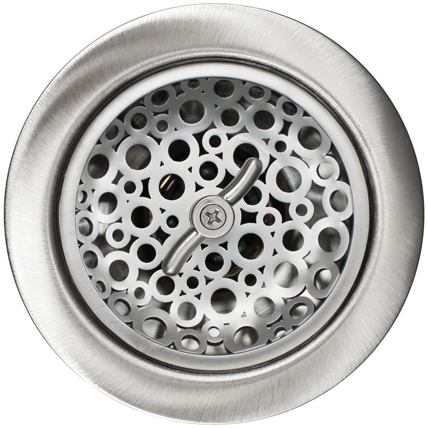 Linkasink Circles Basket Strainer Without Overflow 3.5"