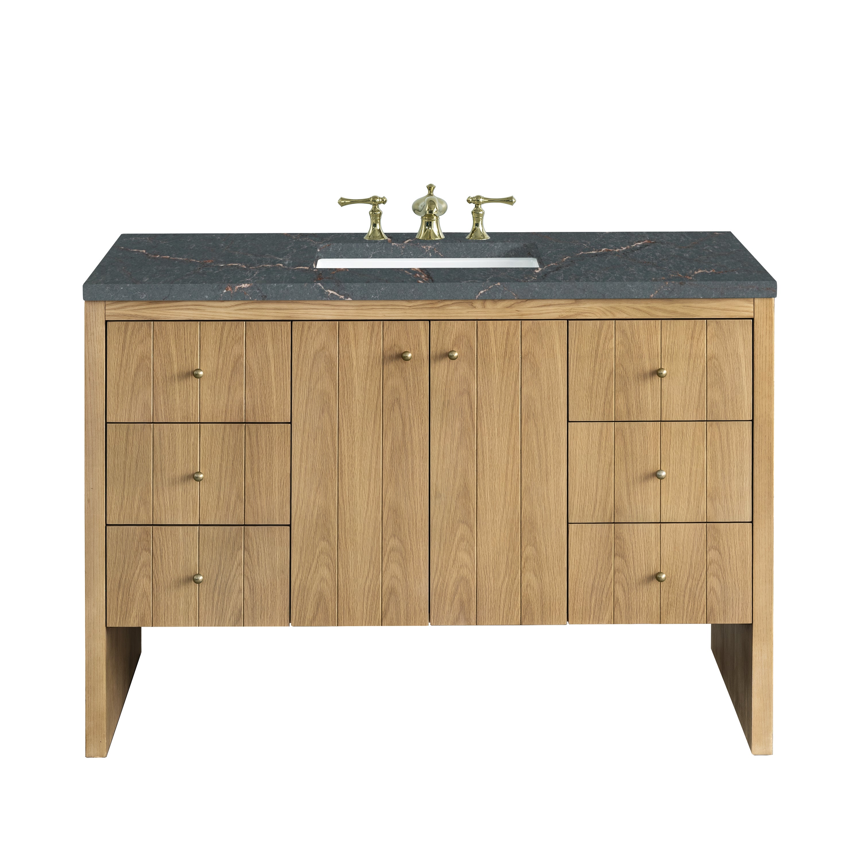 James Martin Vanities Hudson 48" Single Vanity - Light Natural Oak