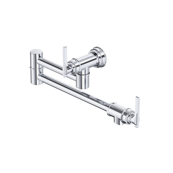 polished chrome pot filler