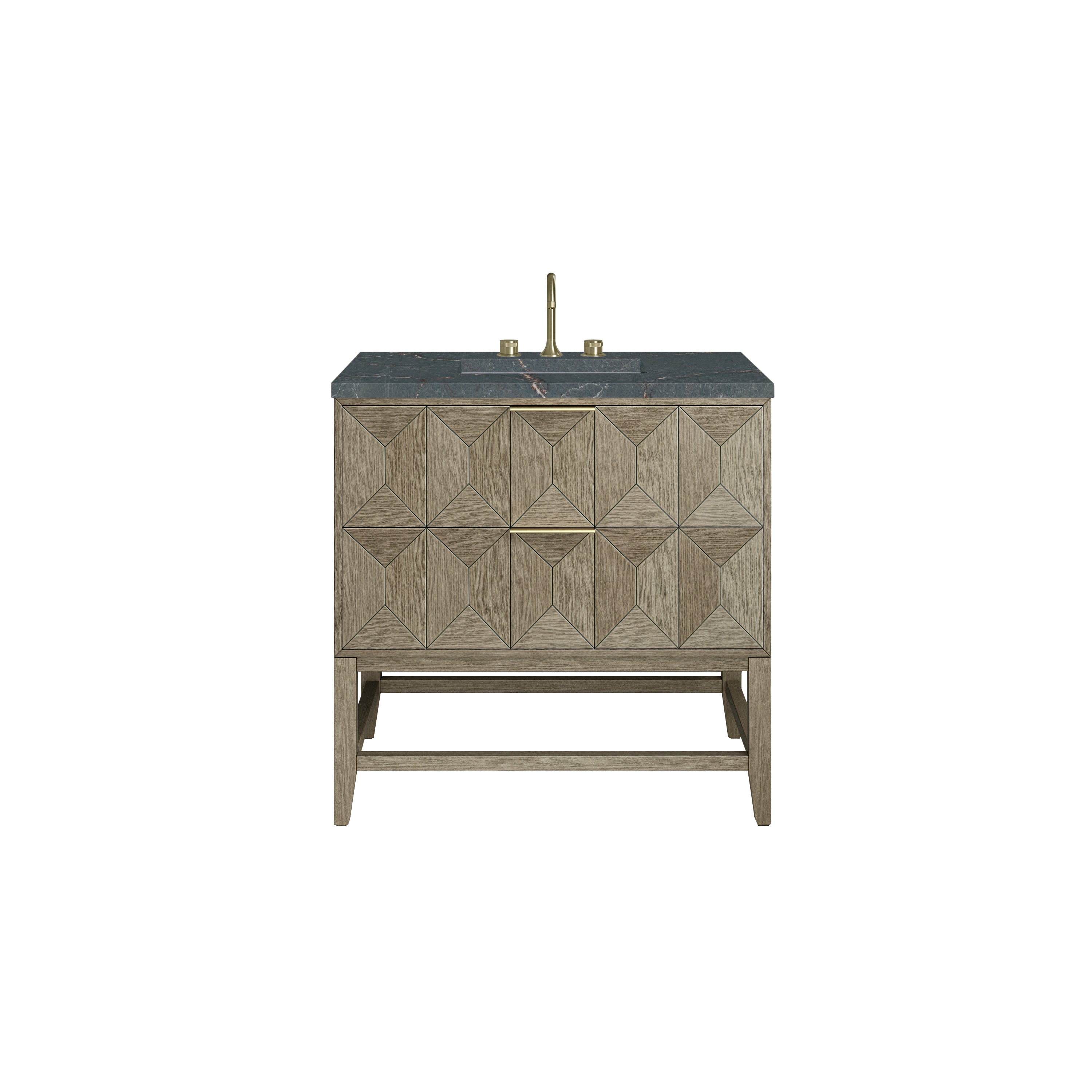 James Martin Vanities Emmeline 36" Single Vanity - Pebble Oak