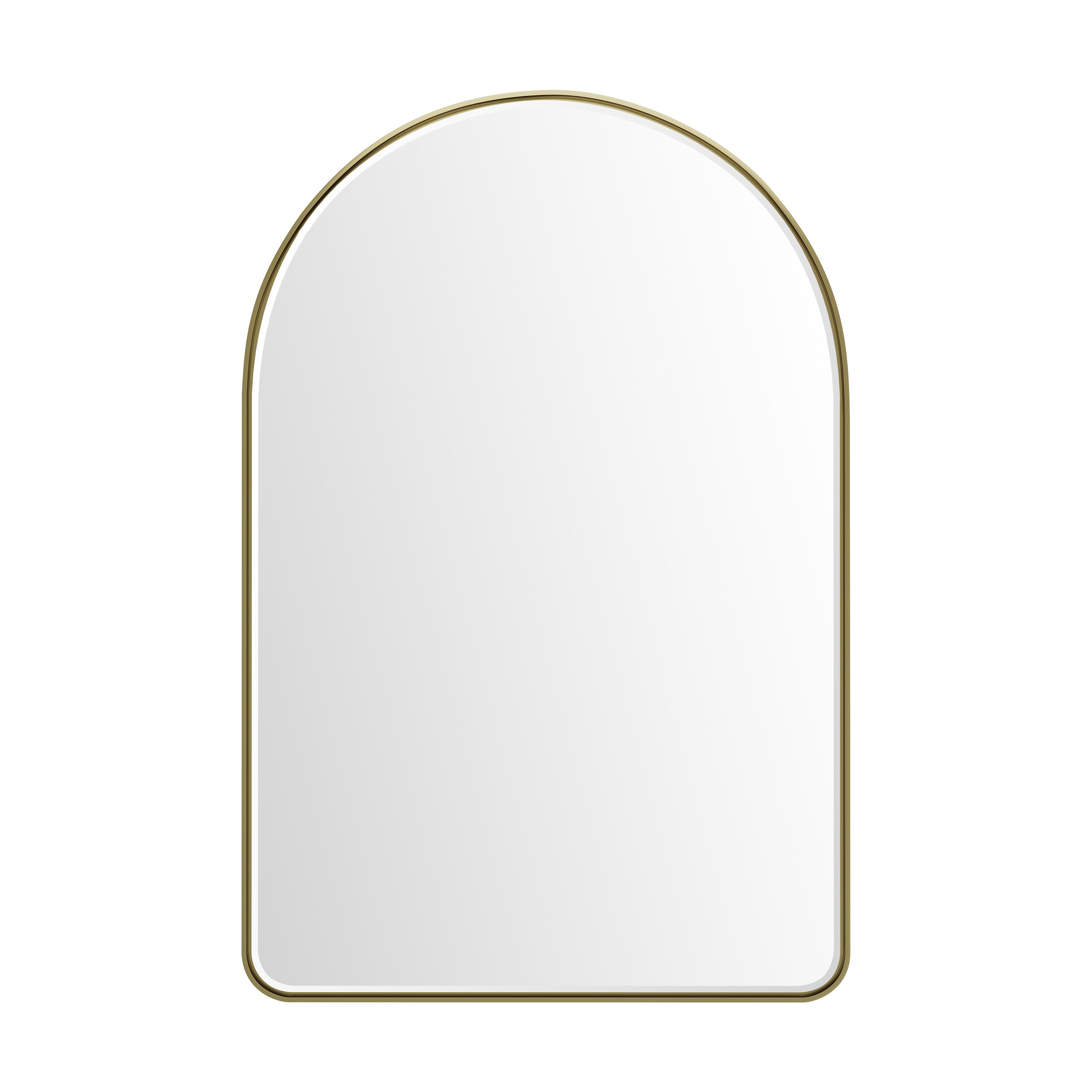 champagne brass mirror