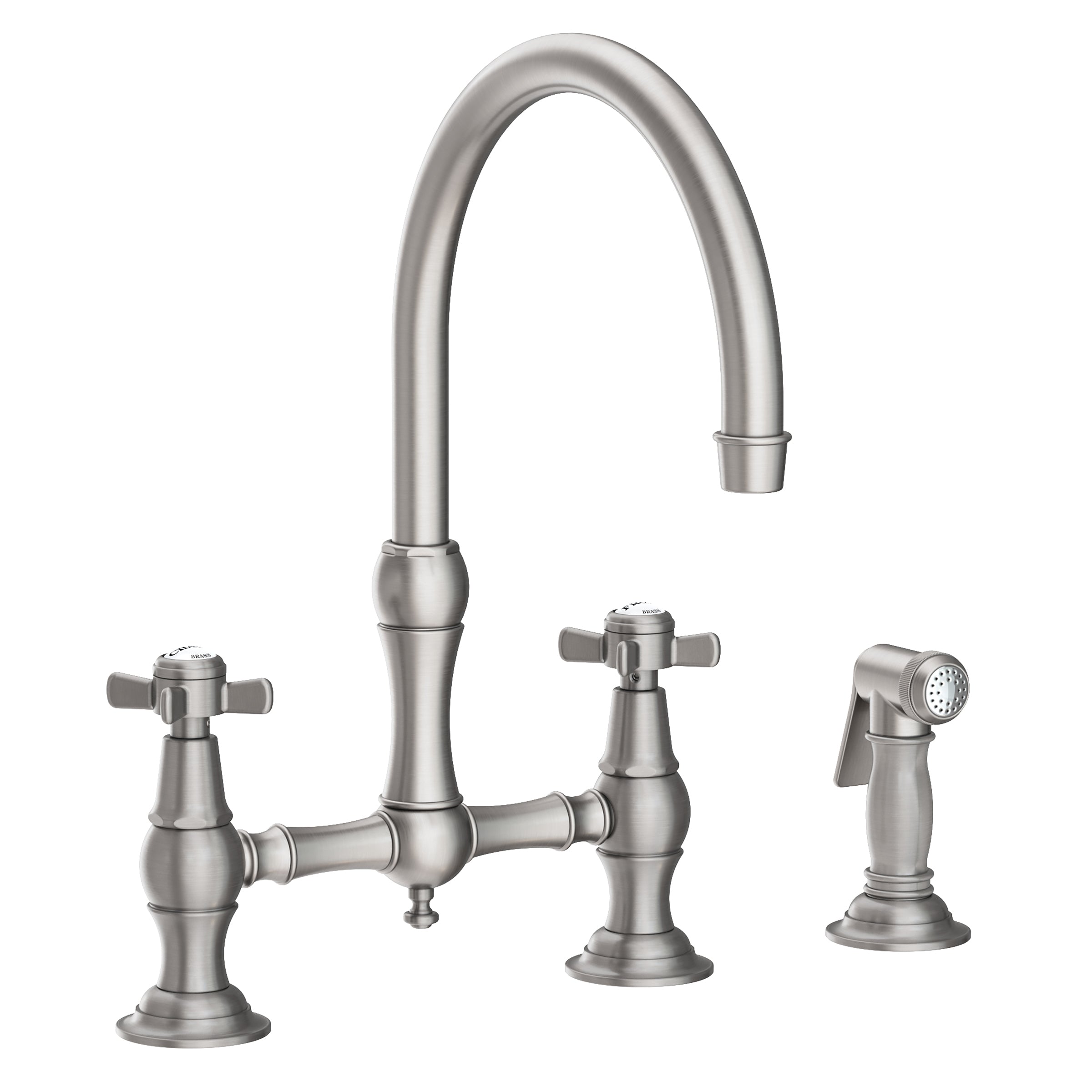 Newport Brass Fairfield Kitchen Bridge Faucet with Side Spray
