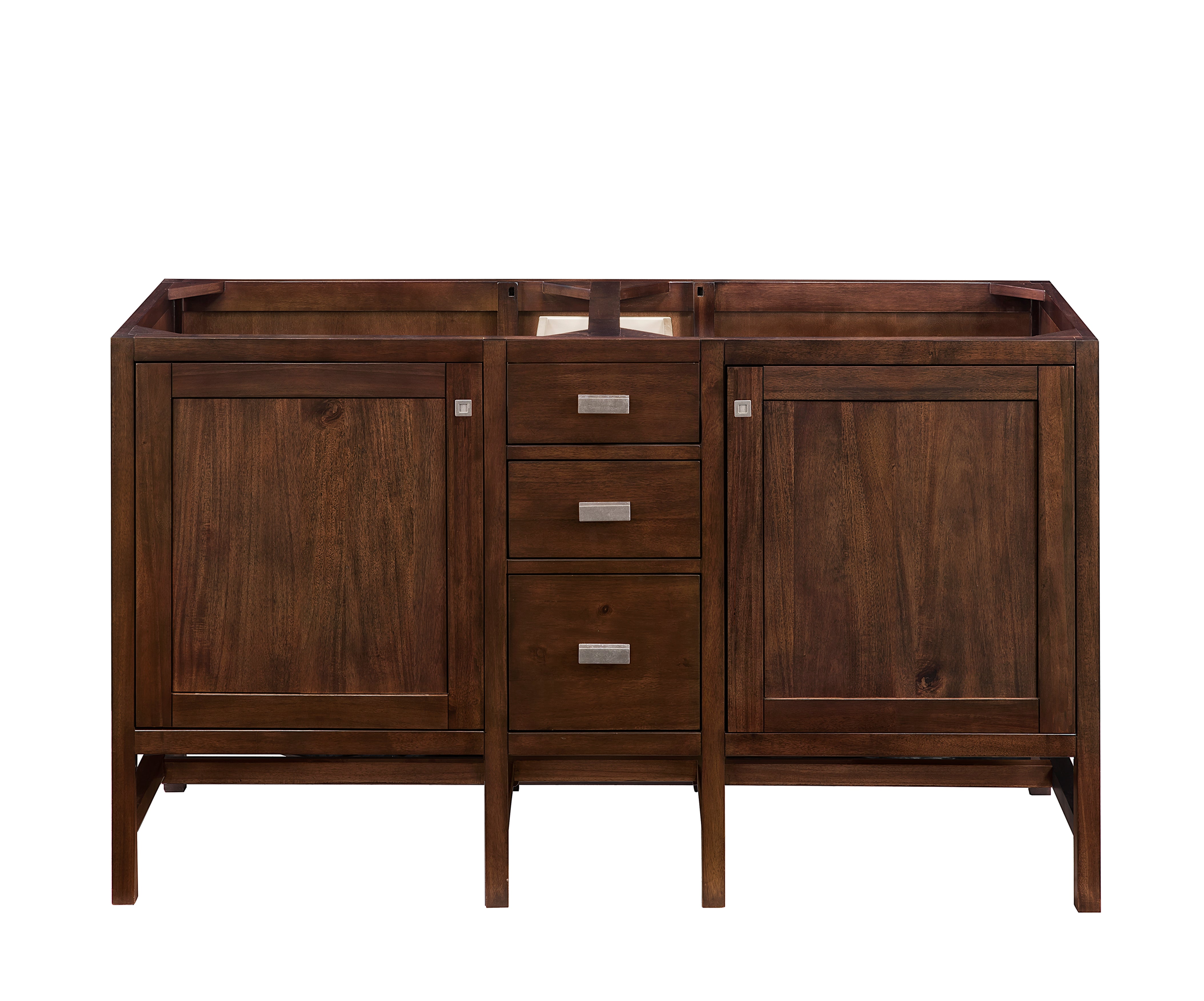 James Martin Vanities Addison 60" Double Vanity - Mid-Century Acacia