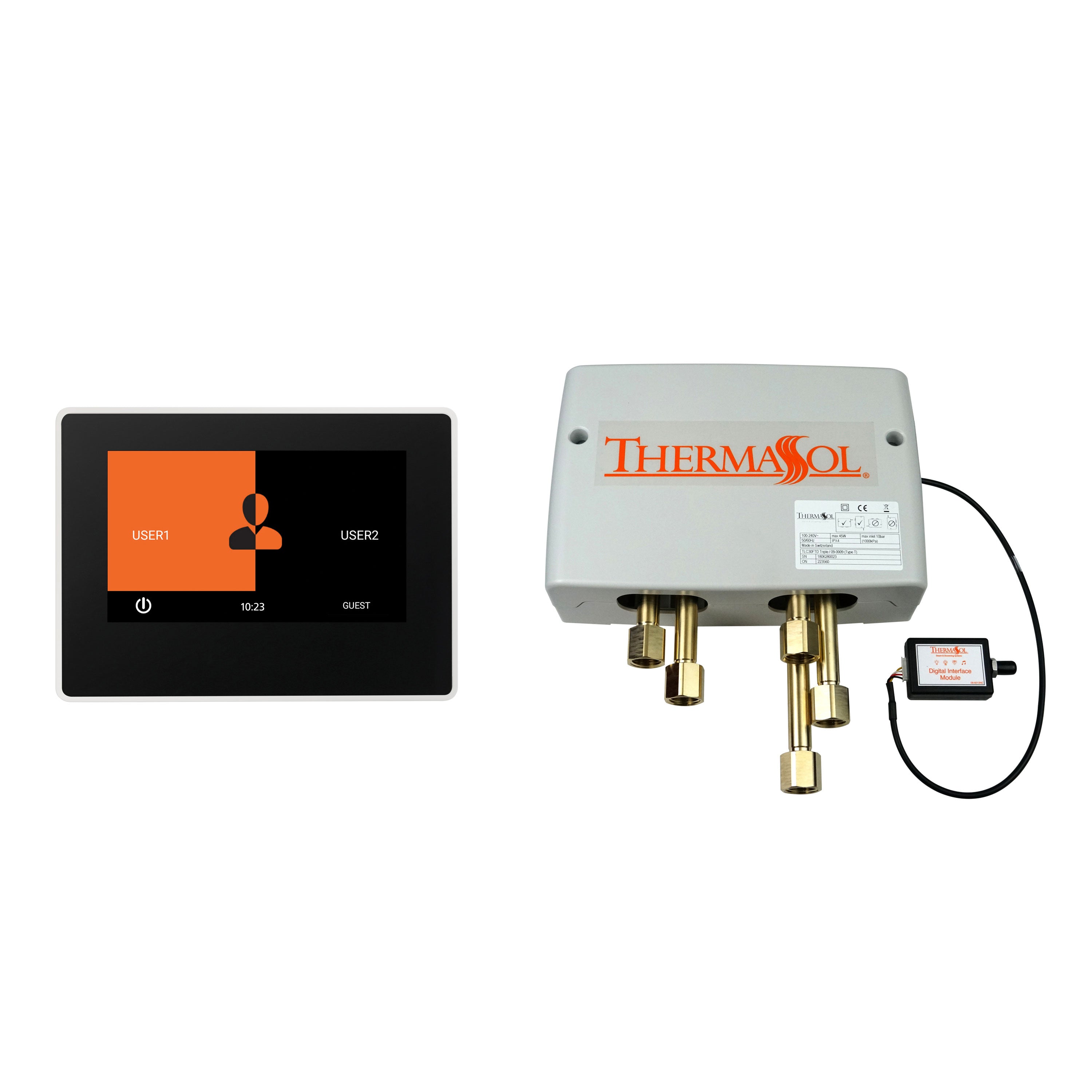 Thermasol Digital Shower Package with 7" ThermaTouch