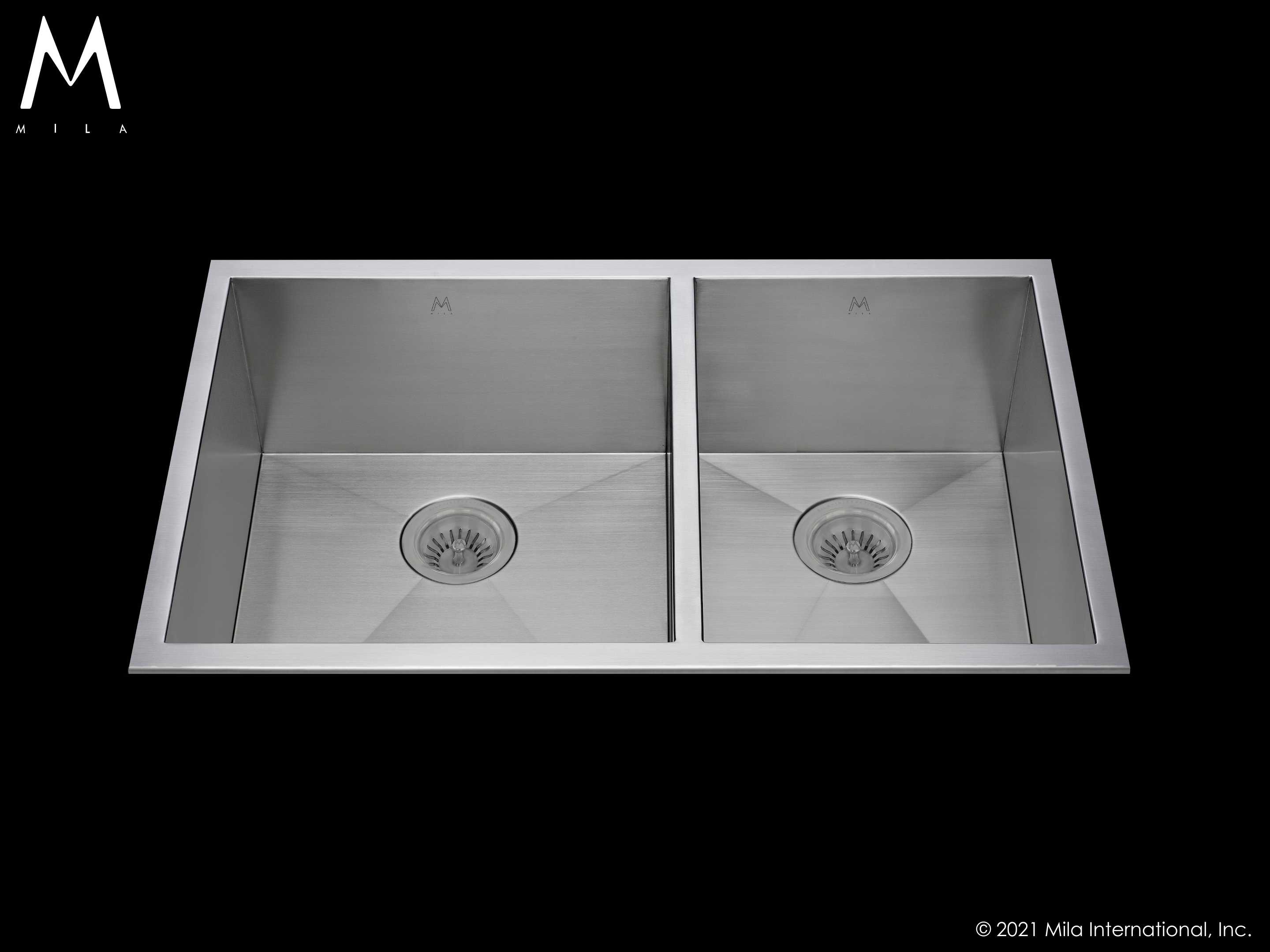 satin brushed ss kitchen sink