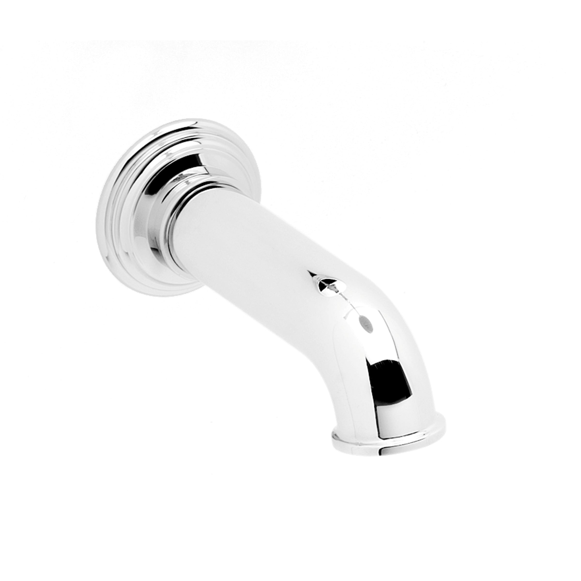 polished chrome tub spout