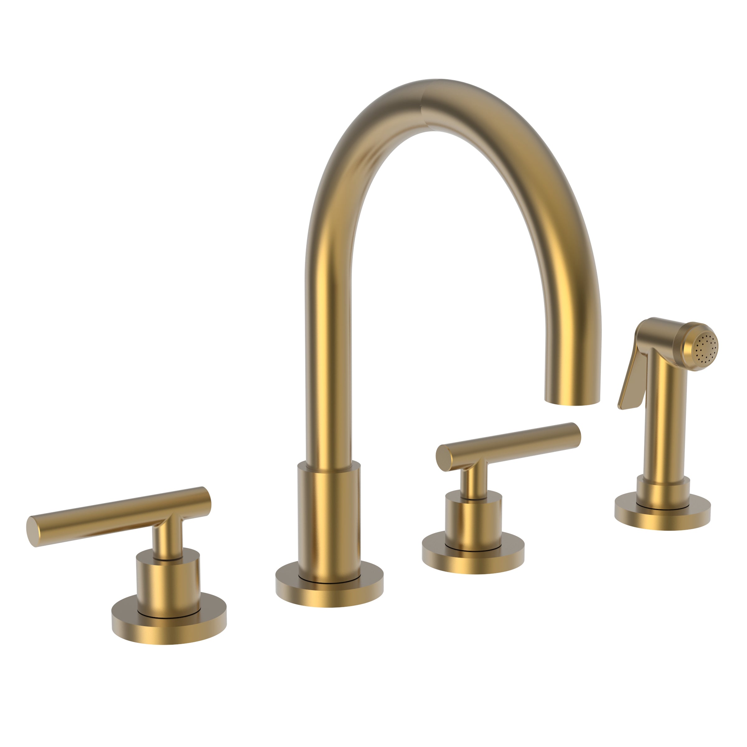 Newport Brass East Linear Kitchen Faucet with Side Spray