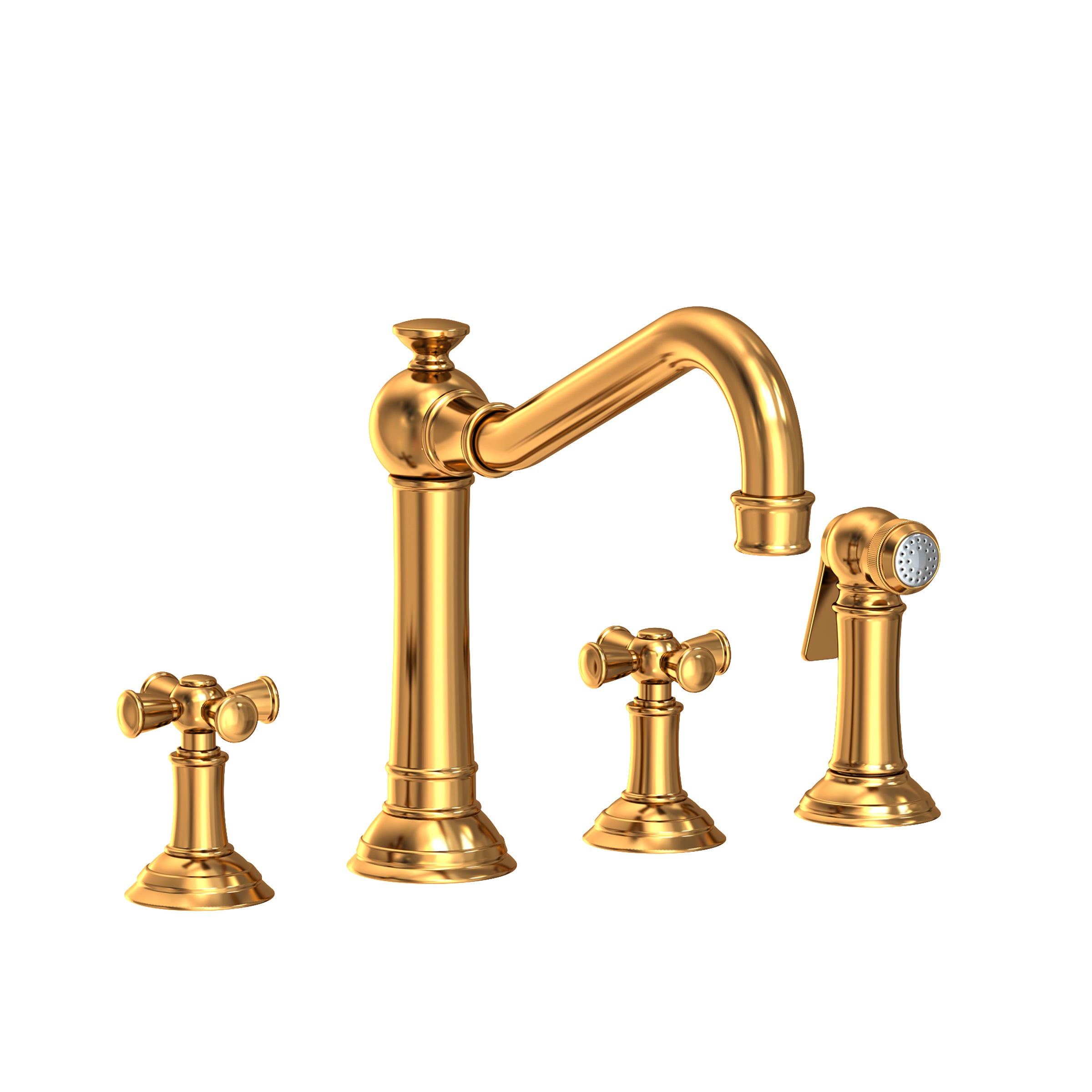 Newport Brass Jacobean Kitchen Faucet with Side Spray