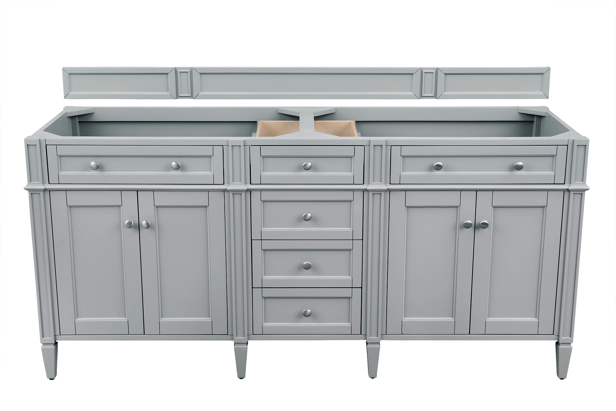 James Martin Vanities Brittany 72" Double Vanity - Urban Gray