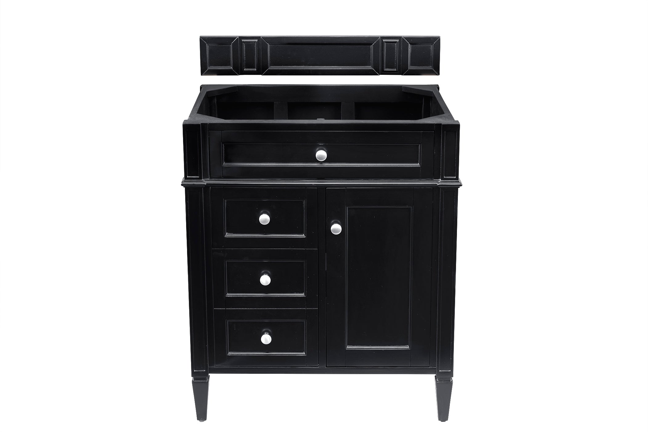 James Martin Vanities Brittany 30" Single Vanity - Black Onyx