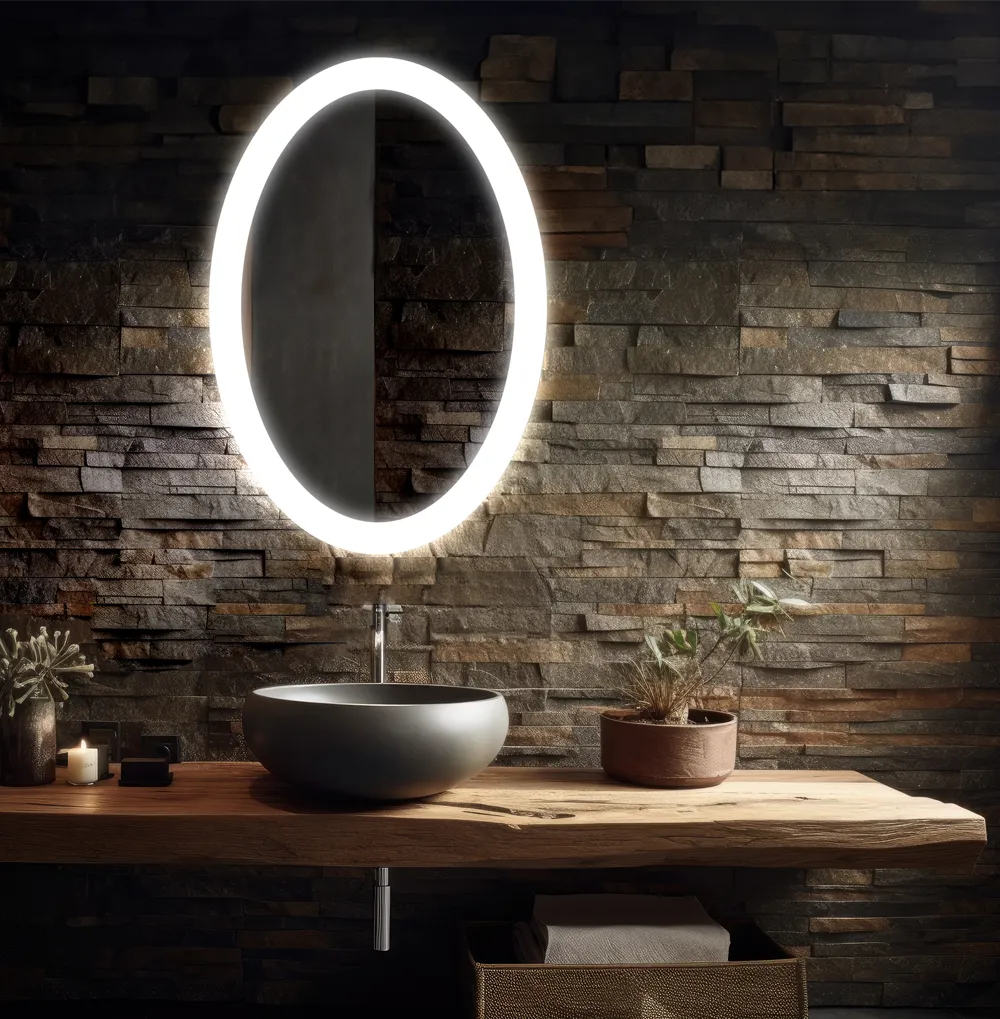 lighted mirror