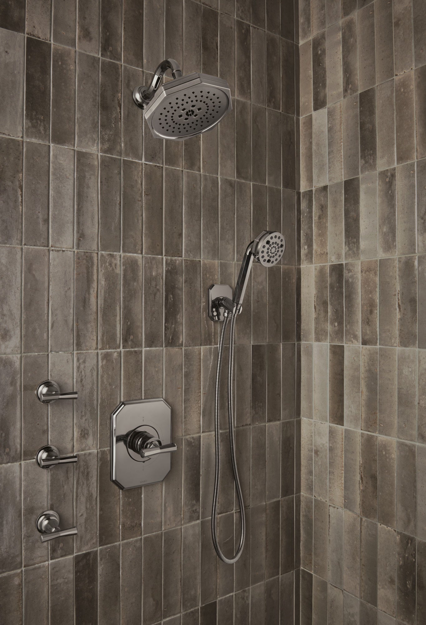 polished nickel valve