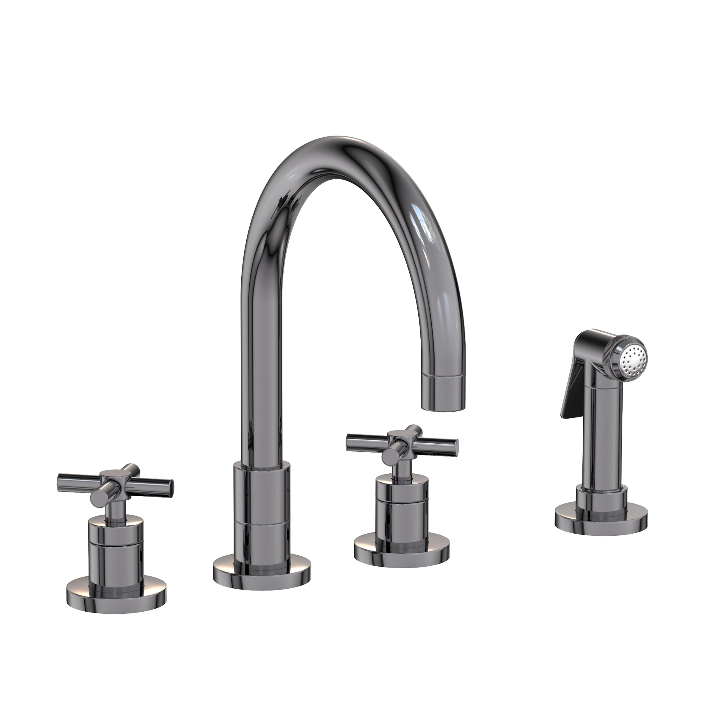 Newport Brass East Linear Kitchen Faucet with Side Spray