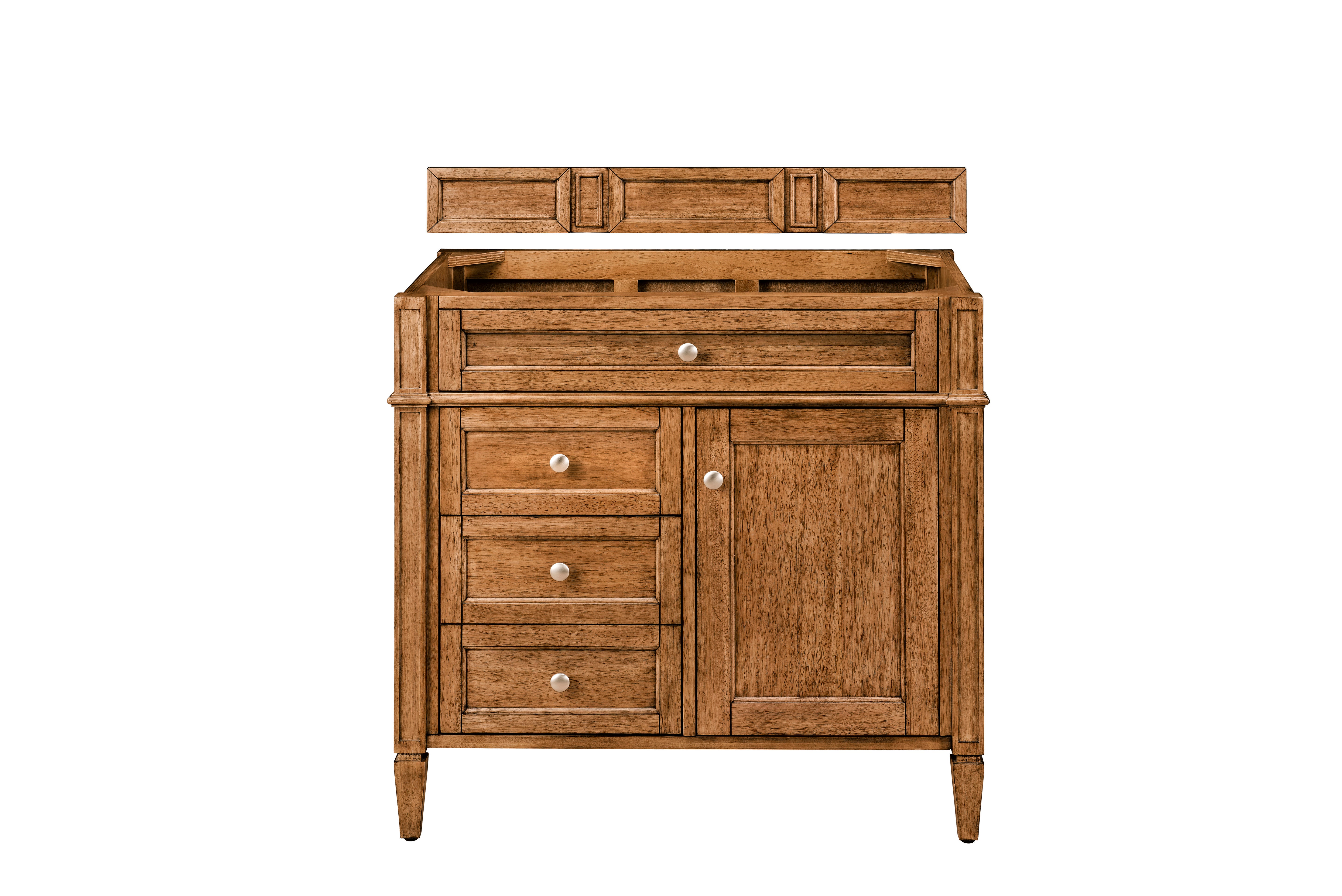 James Martin Vanities Brittany 36" Single Vanity - Saddle Brown