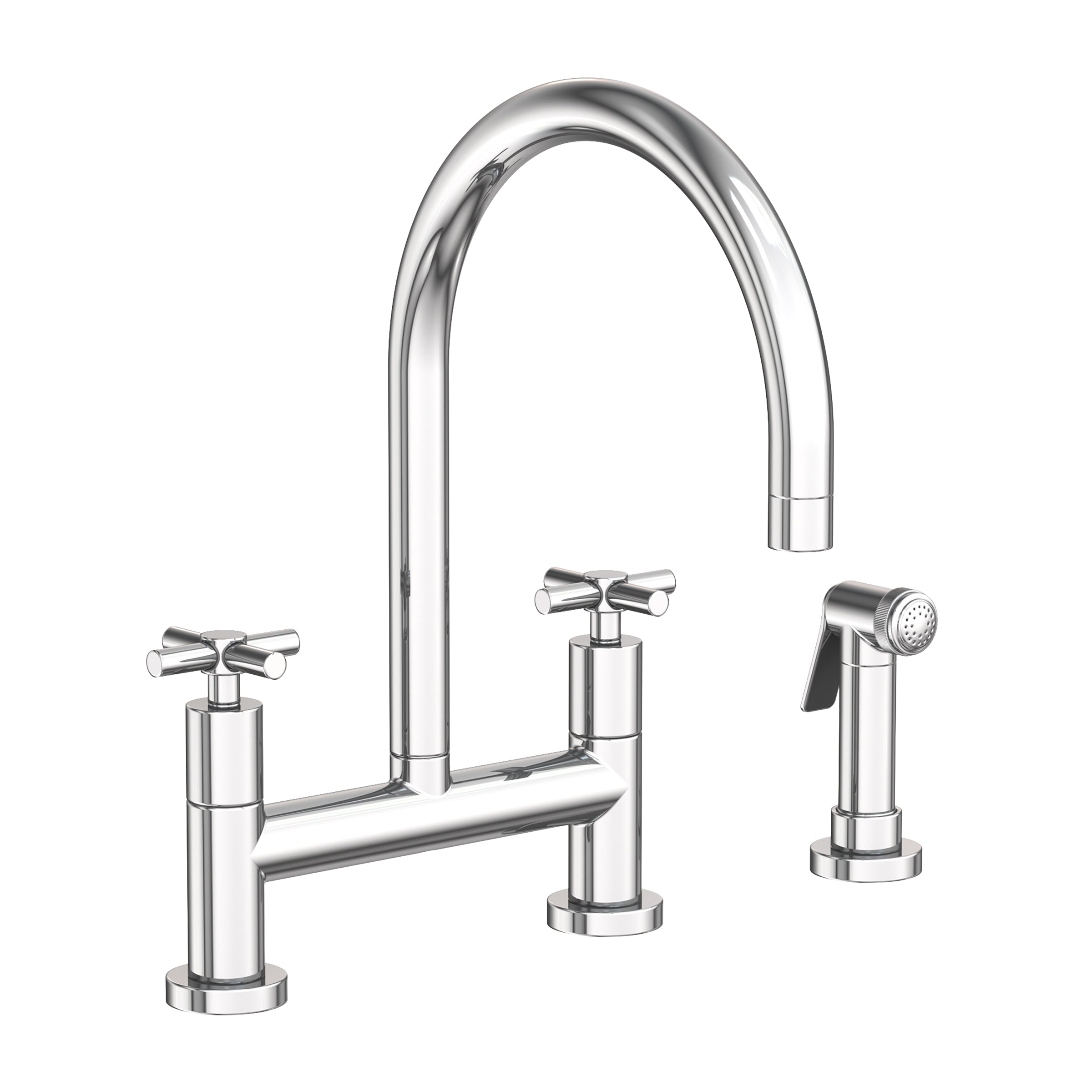 Polished Chrome  Bridge Faucet