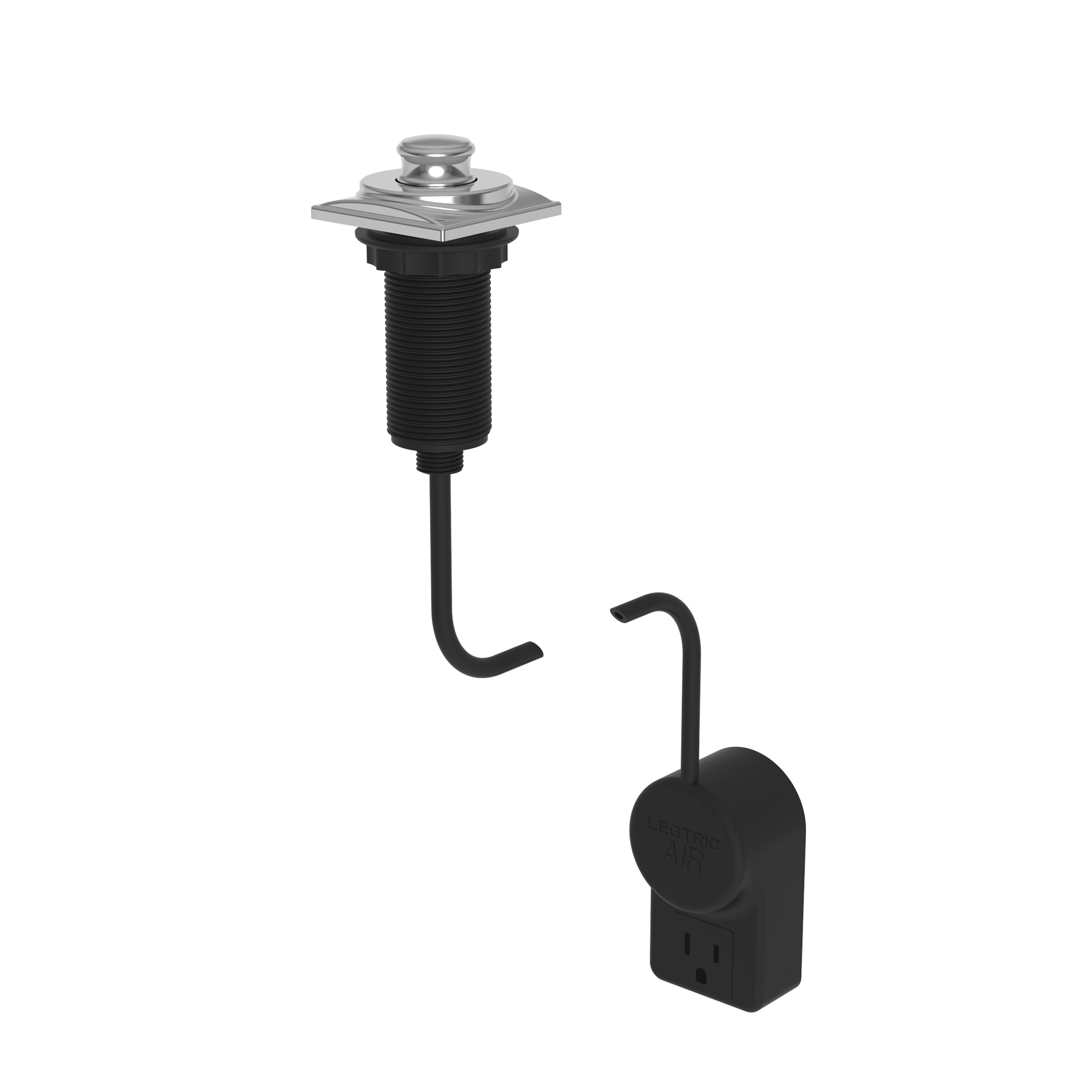 polished chrome disposer switch