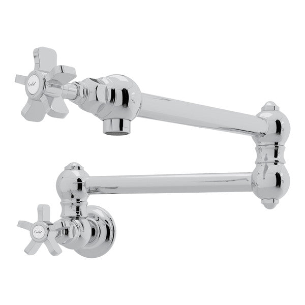 polished chrome pot filler