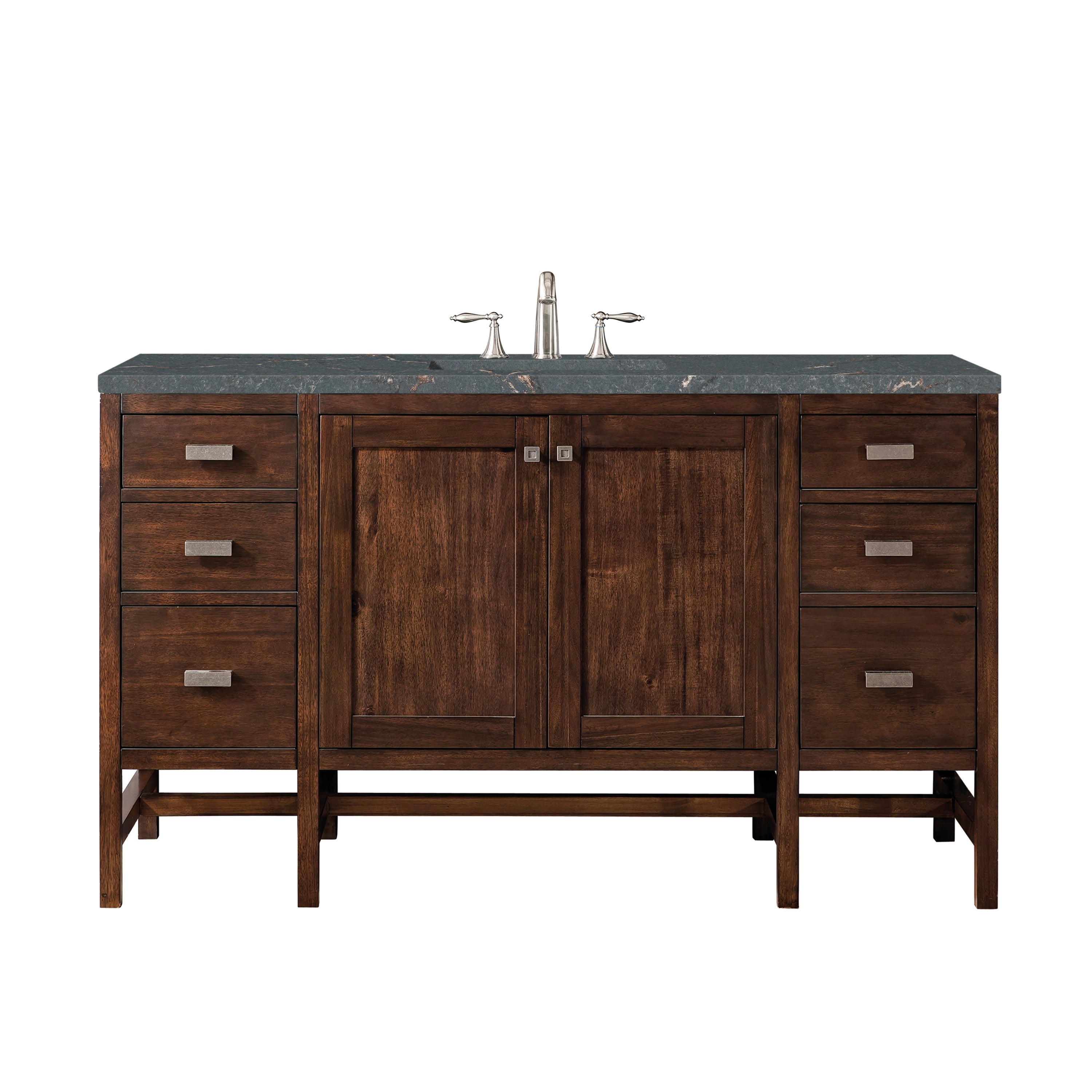 James Martin Vanities Addison 60" Single Vanity - Mid-Century Acacia