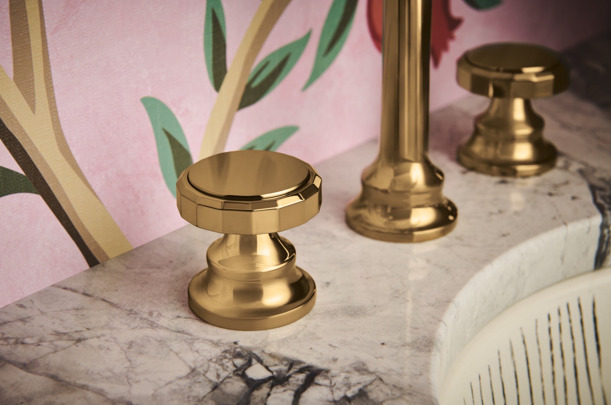 polished gold handle kit