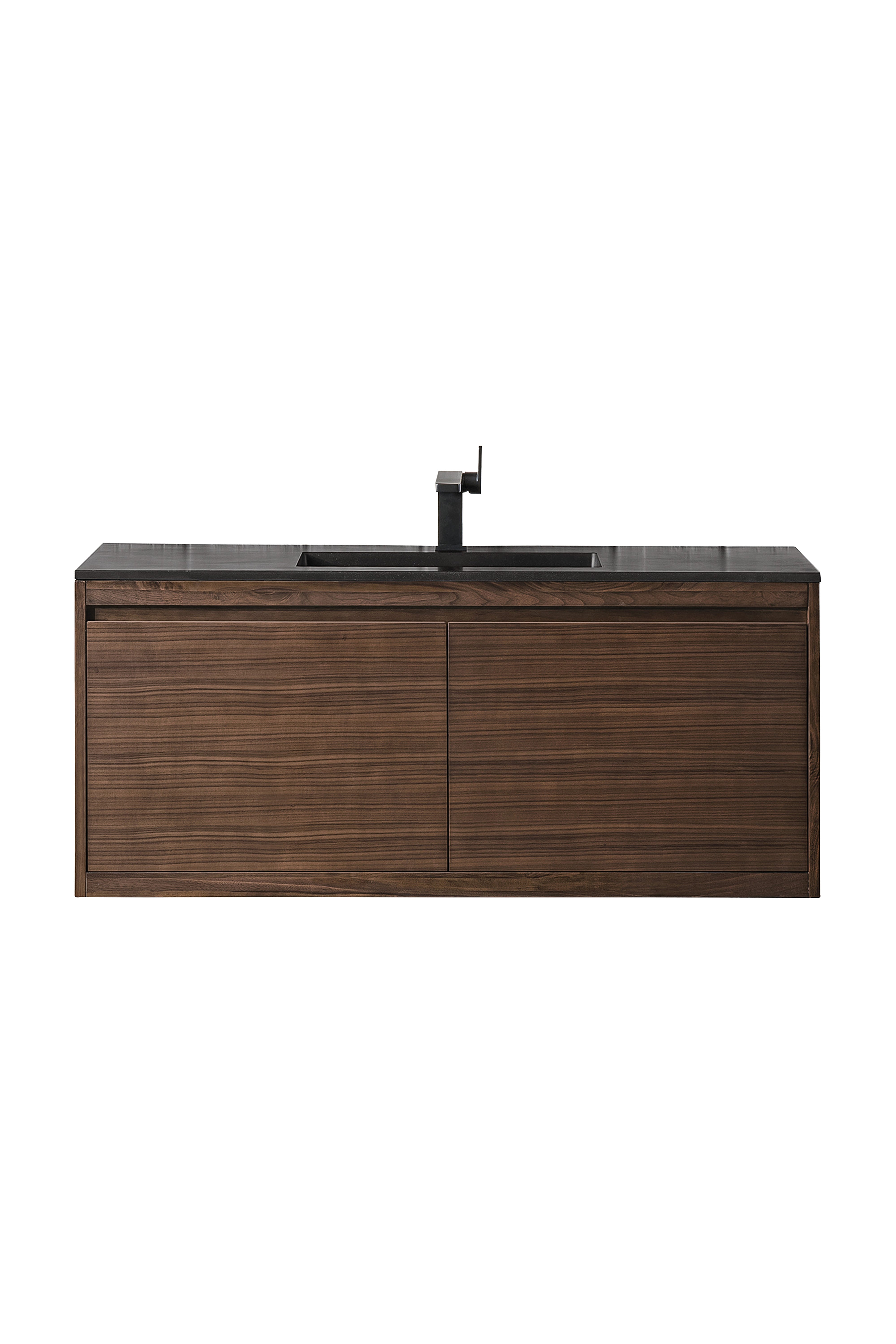 charcoal black composite stone top vanity