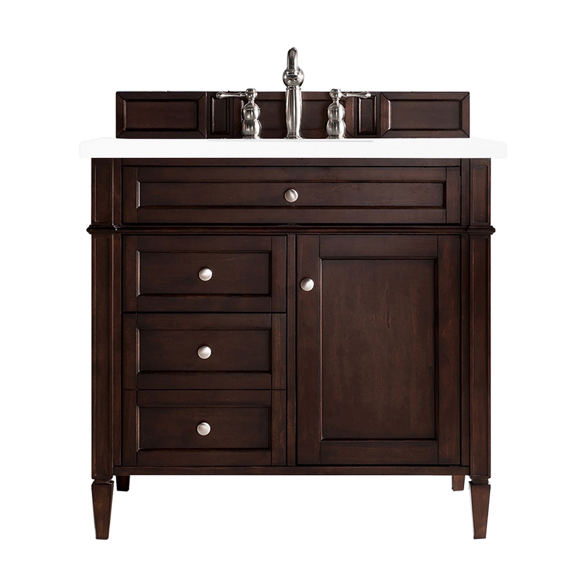 James Martin Vanities Brittany 36" Single Vanity - Burnished Mahogany