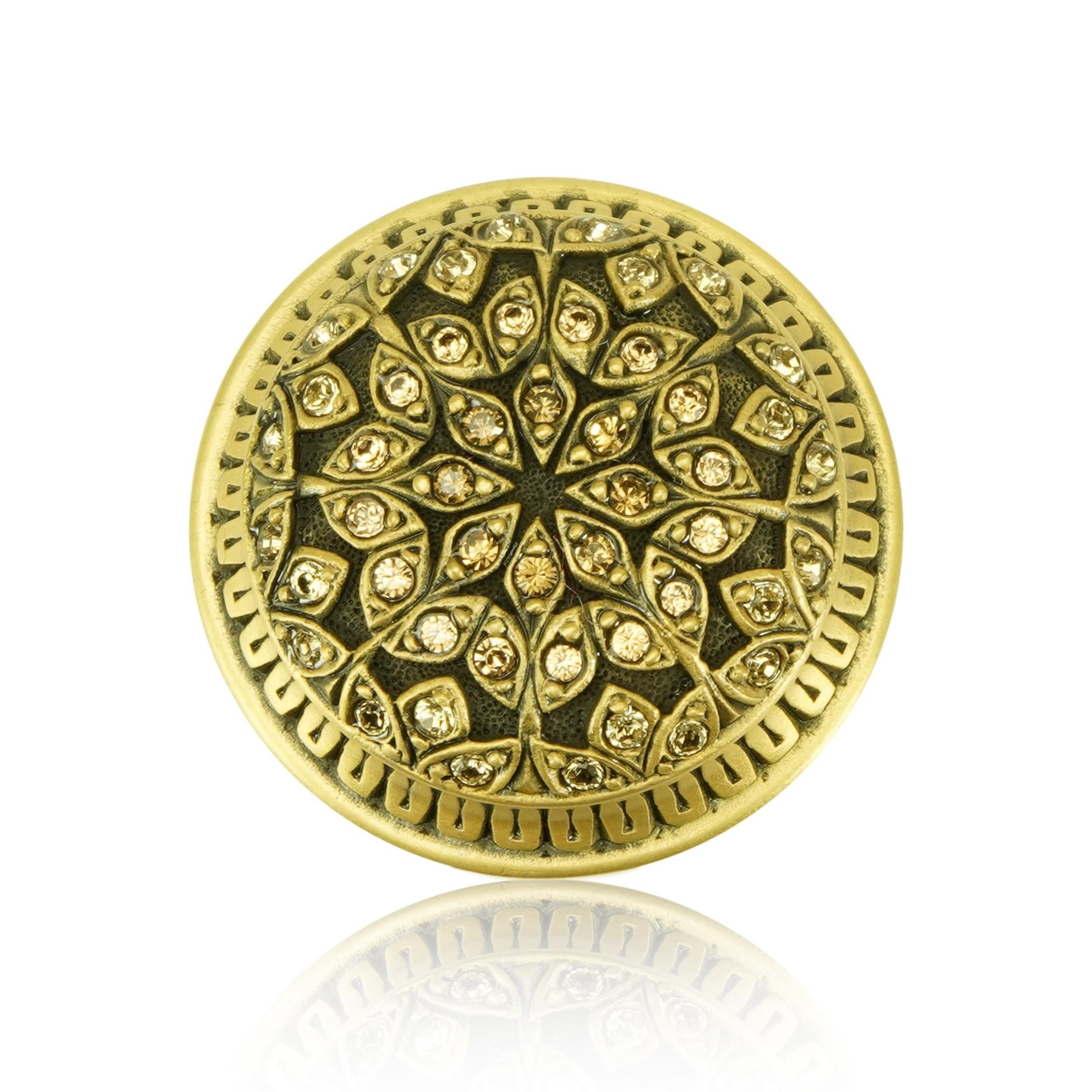 museum gold knob