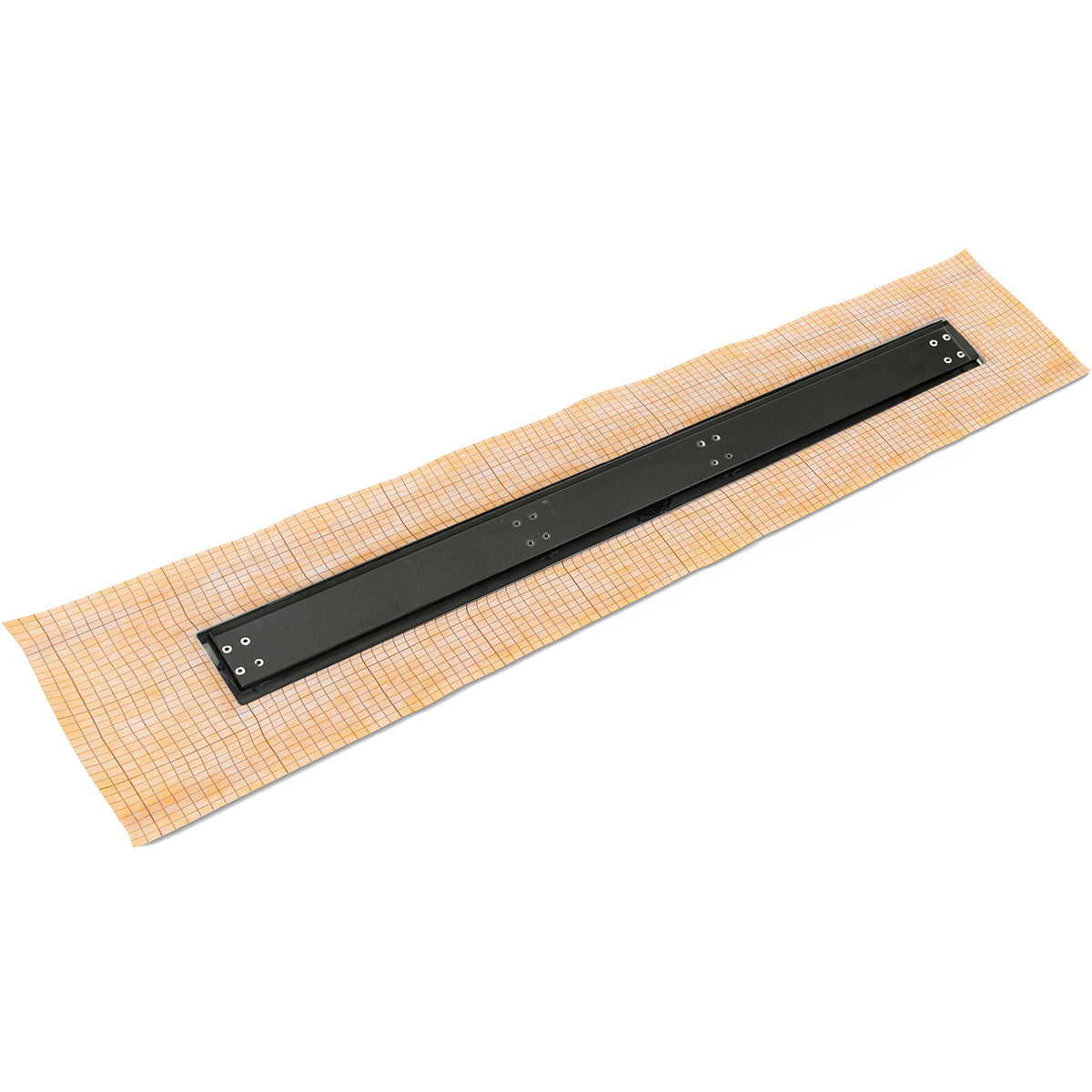 Infinity Drain 36" FCS Series Schluter-Kerdi - Fixed Flange Linear Drain Kit with Tile Insert Frame