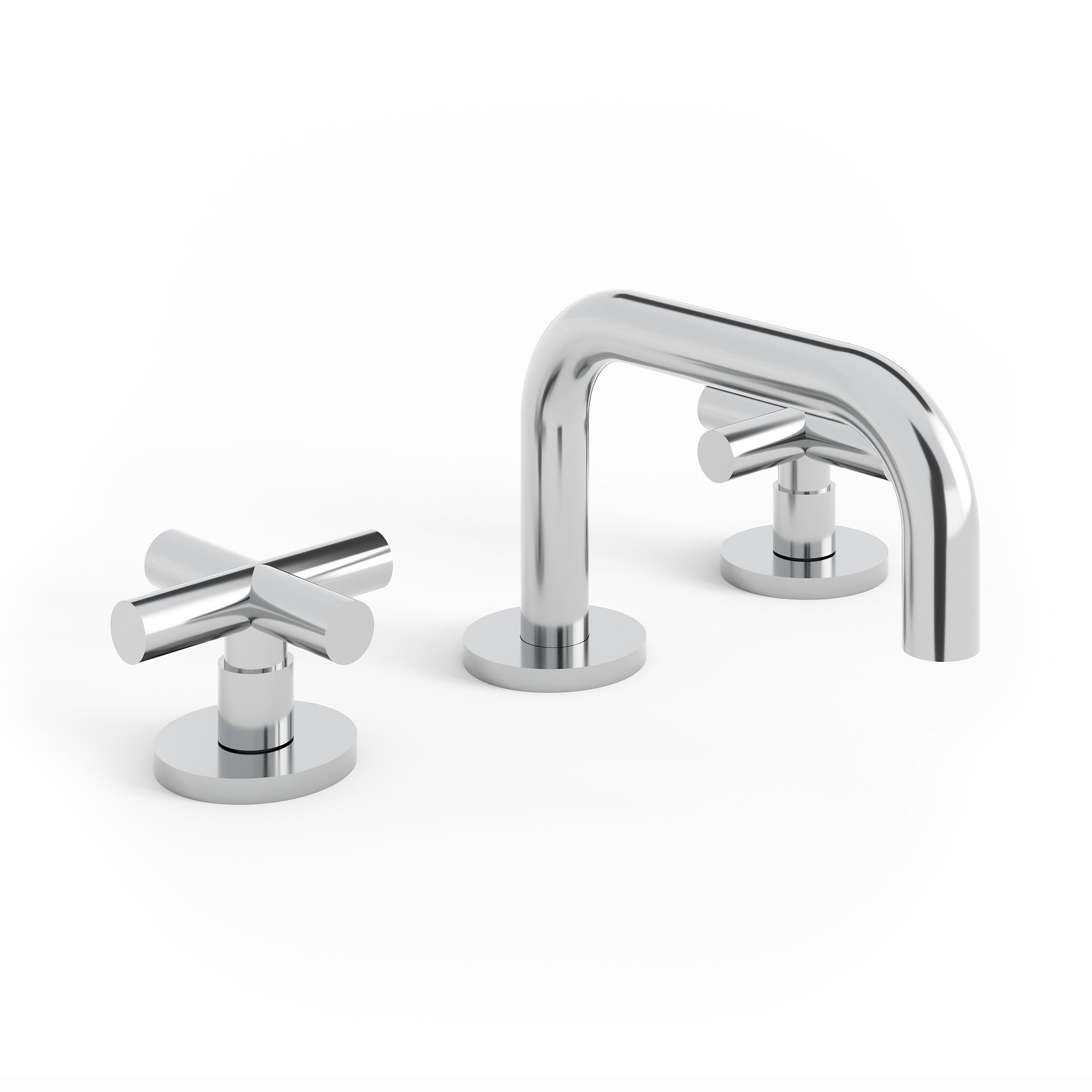 polished chrome faucet