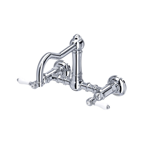 polished chrome kitchen faucet