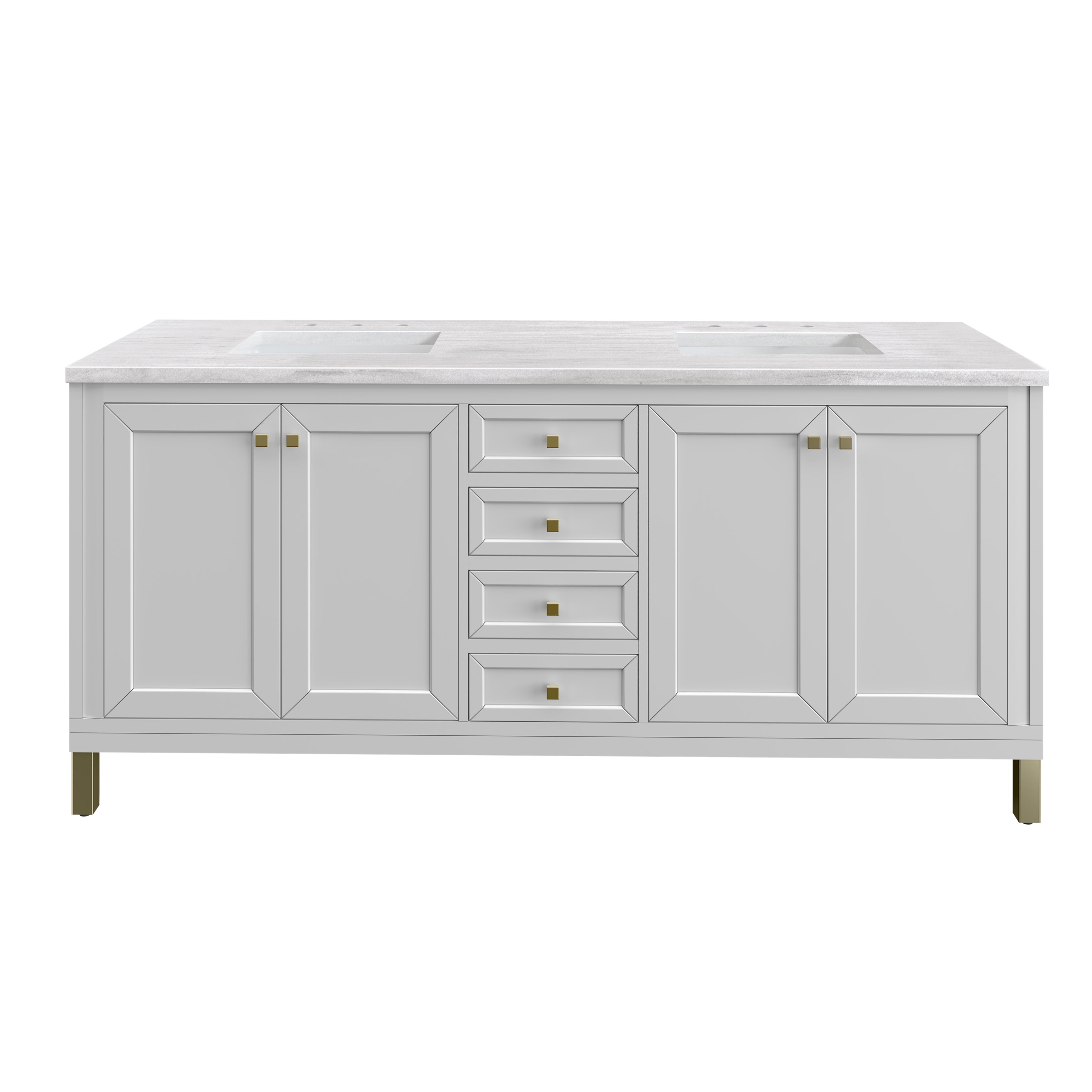arctic fall solid surface top vanity