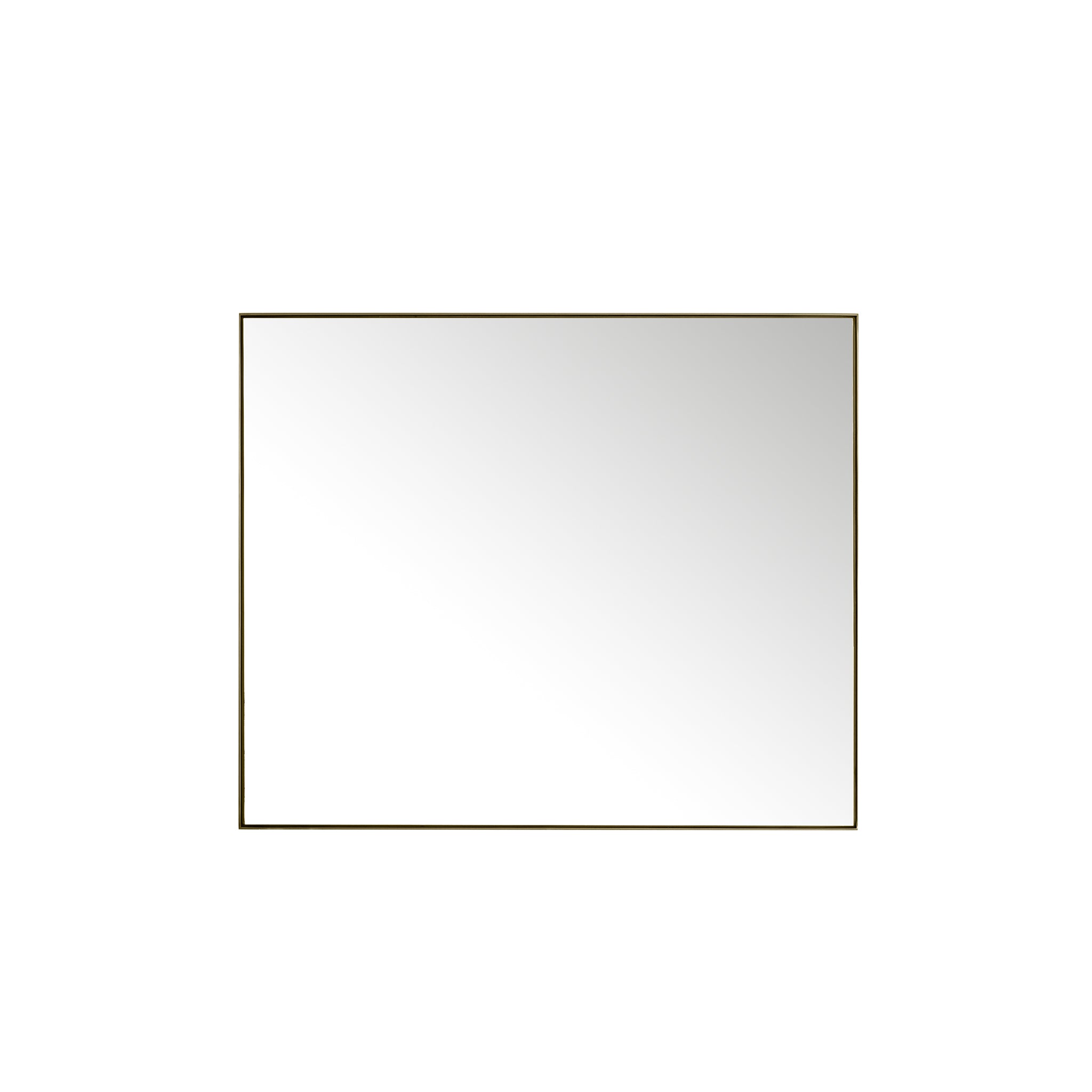 champagne brass mirror
