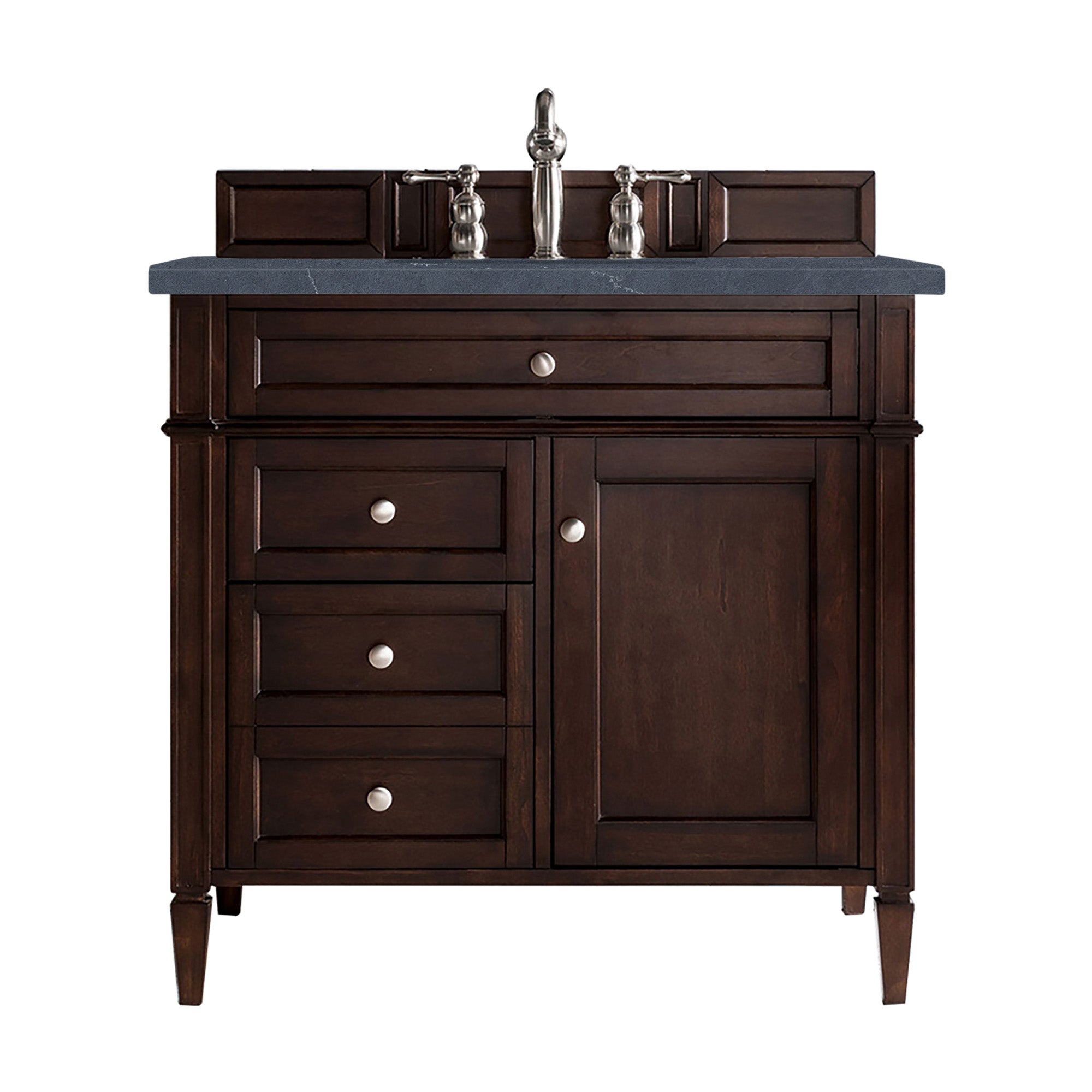 James Martin Vanities Brittany 36" Single Vanity - Burnished Mahogany