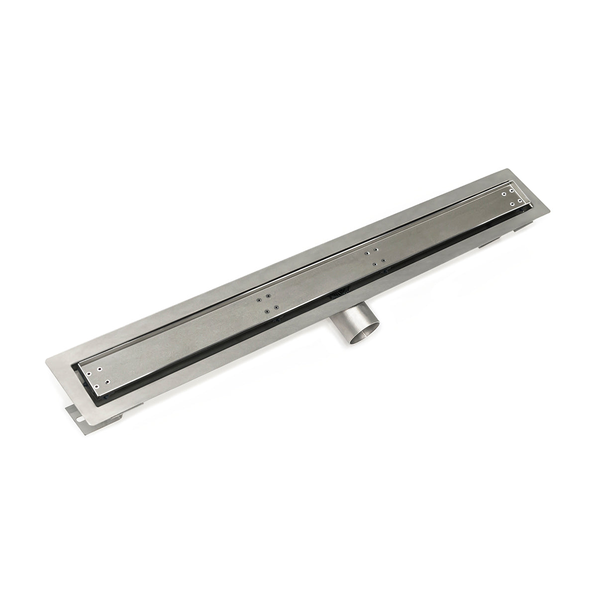polished stainless drain kit