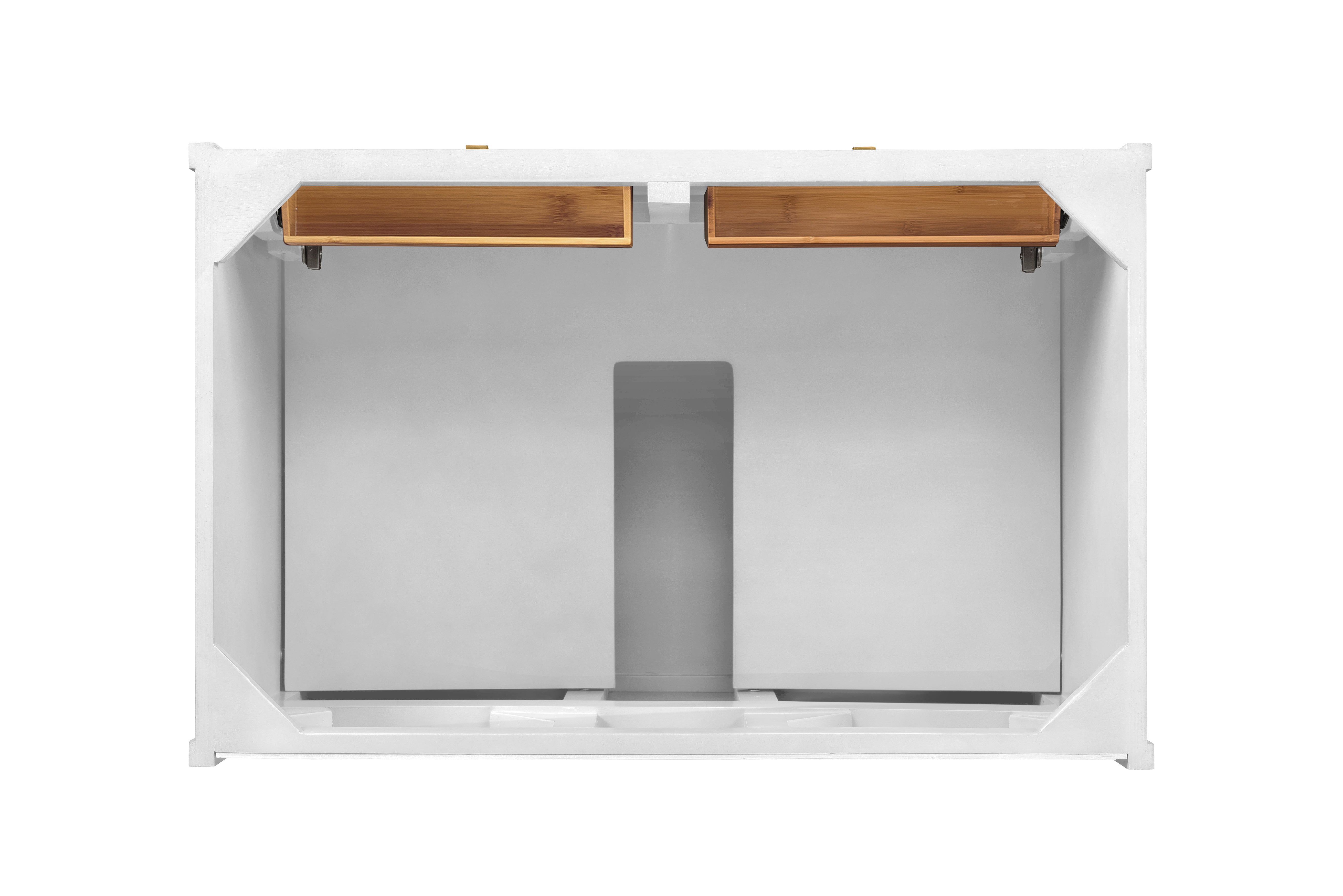 glossy white vanity