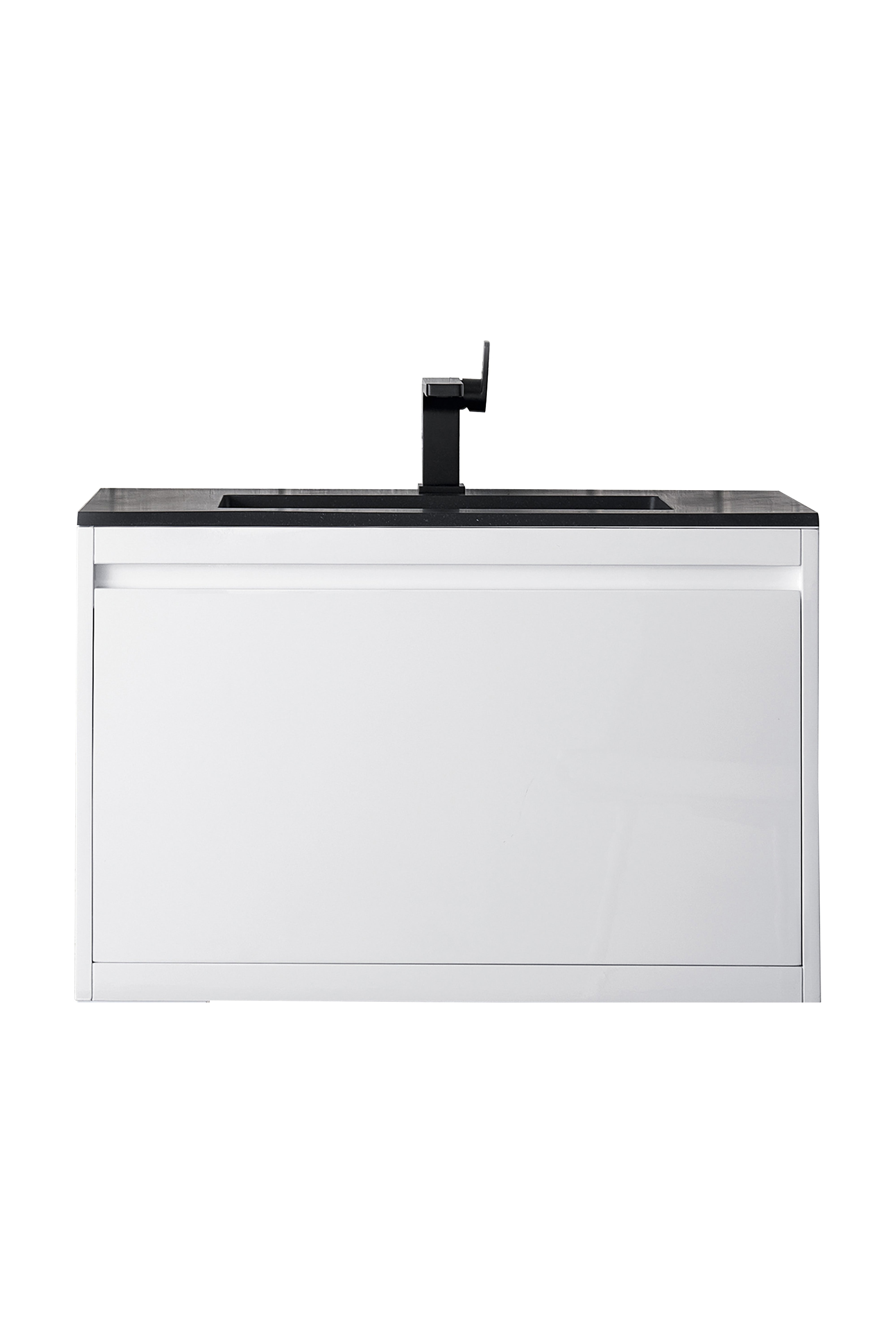 charcoal black composite stone top vanity