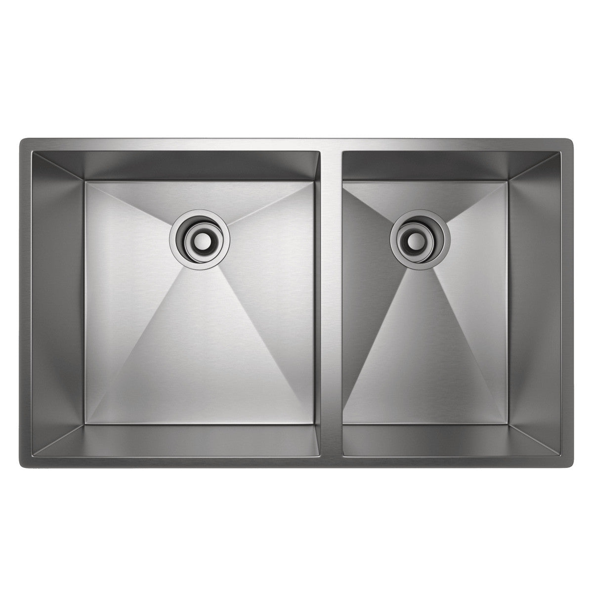 brushed stainless steel sink