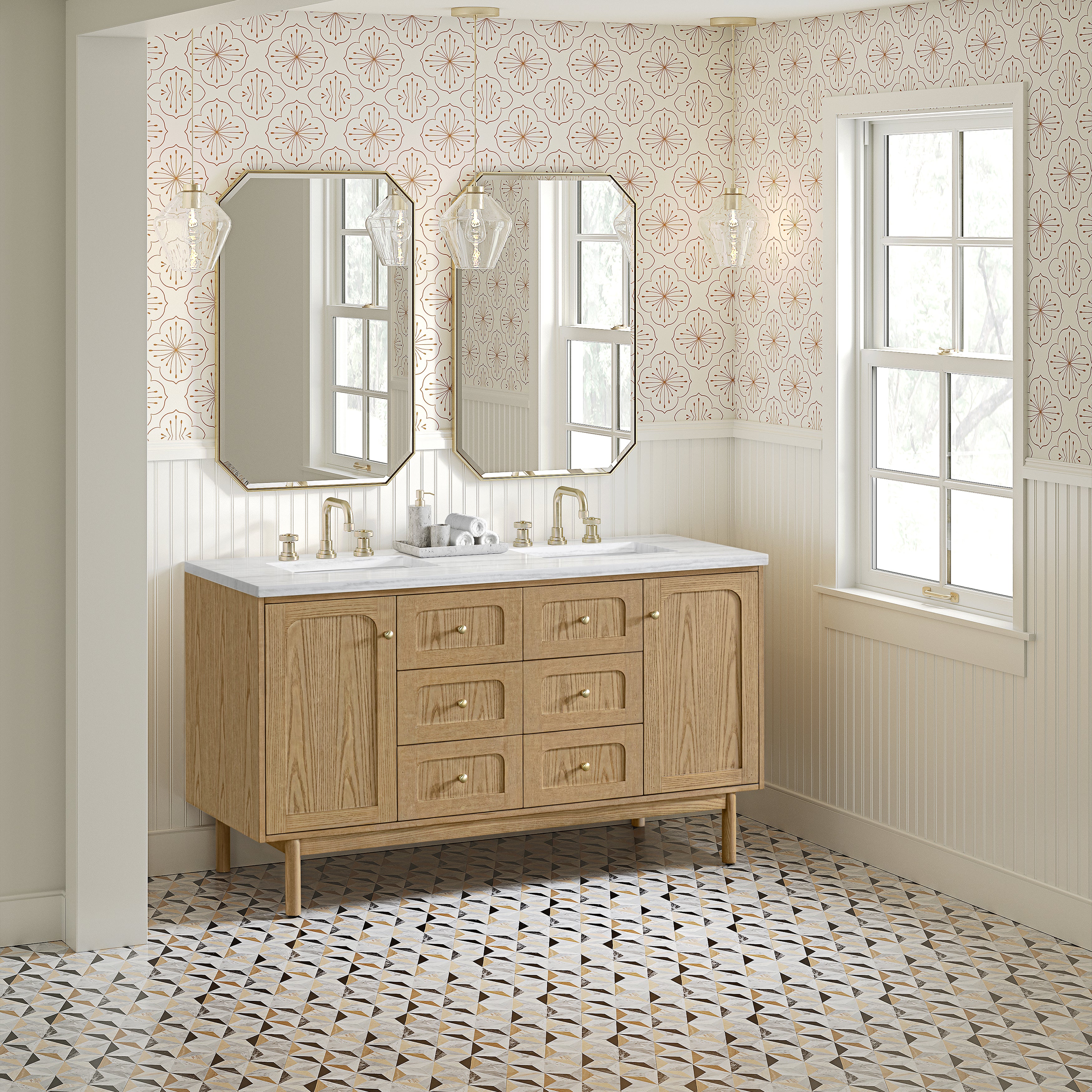 arctic fall solid surface top vanity