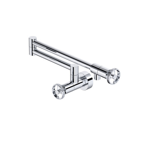 polished chrome pot filler