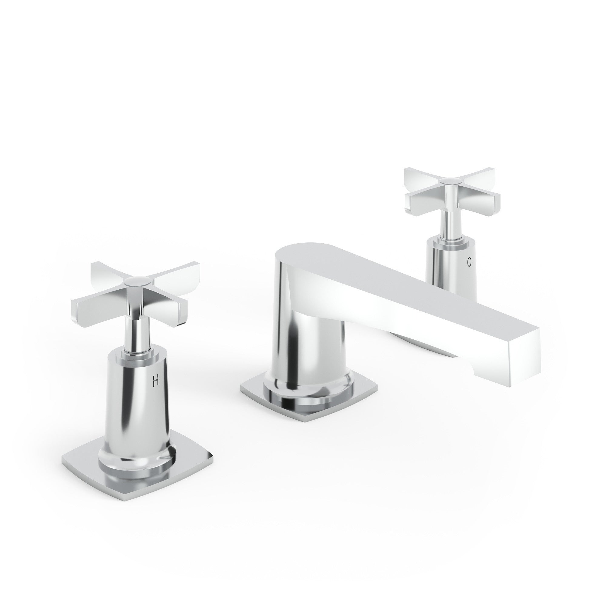 polished chrome faucet